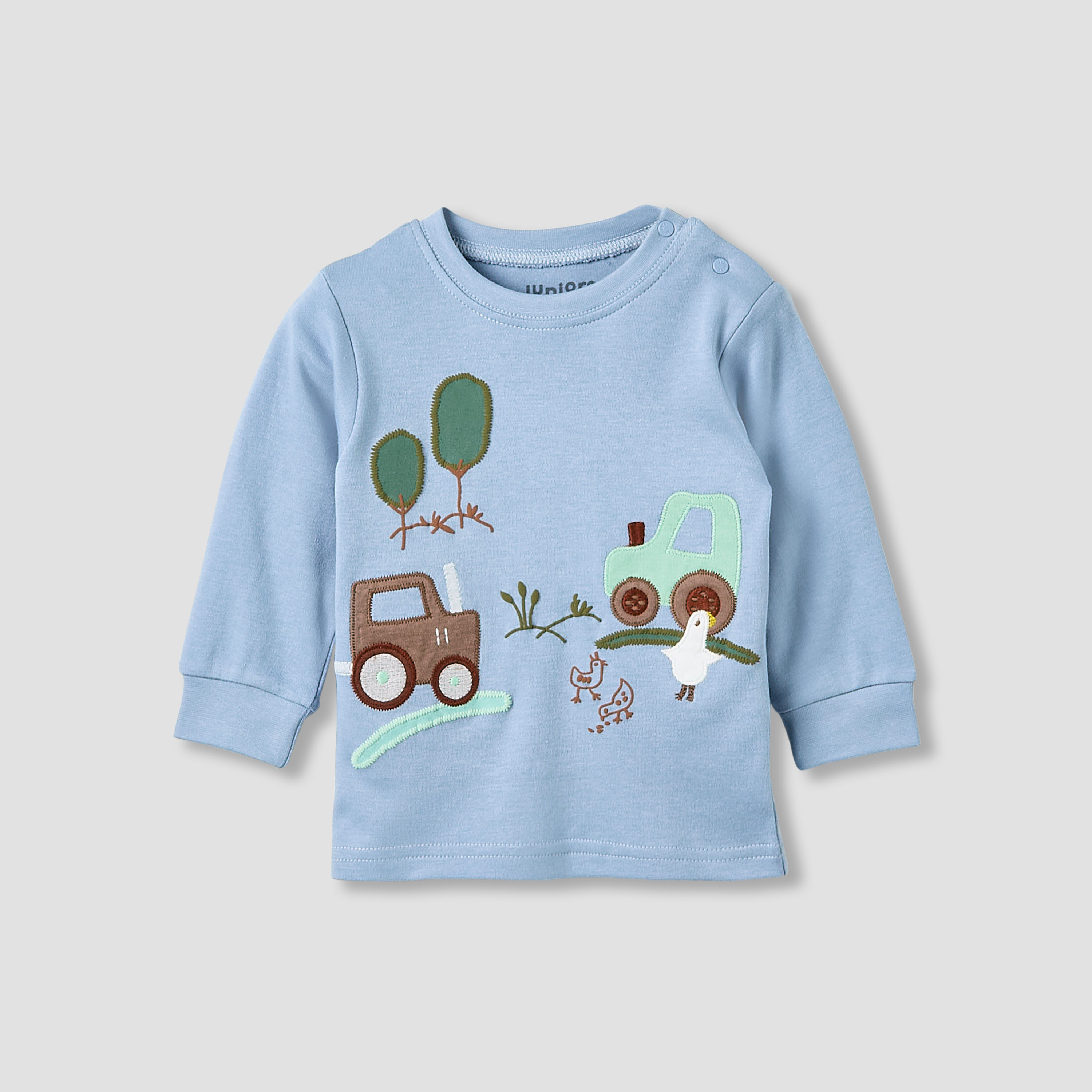 Juniors Pyjama Set with Graphic Embroidery - Cotton - Long Sleeves-baby-boys-clothing-nightwear-pyjamasets-image-2