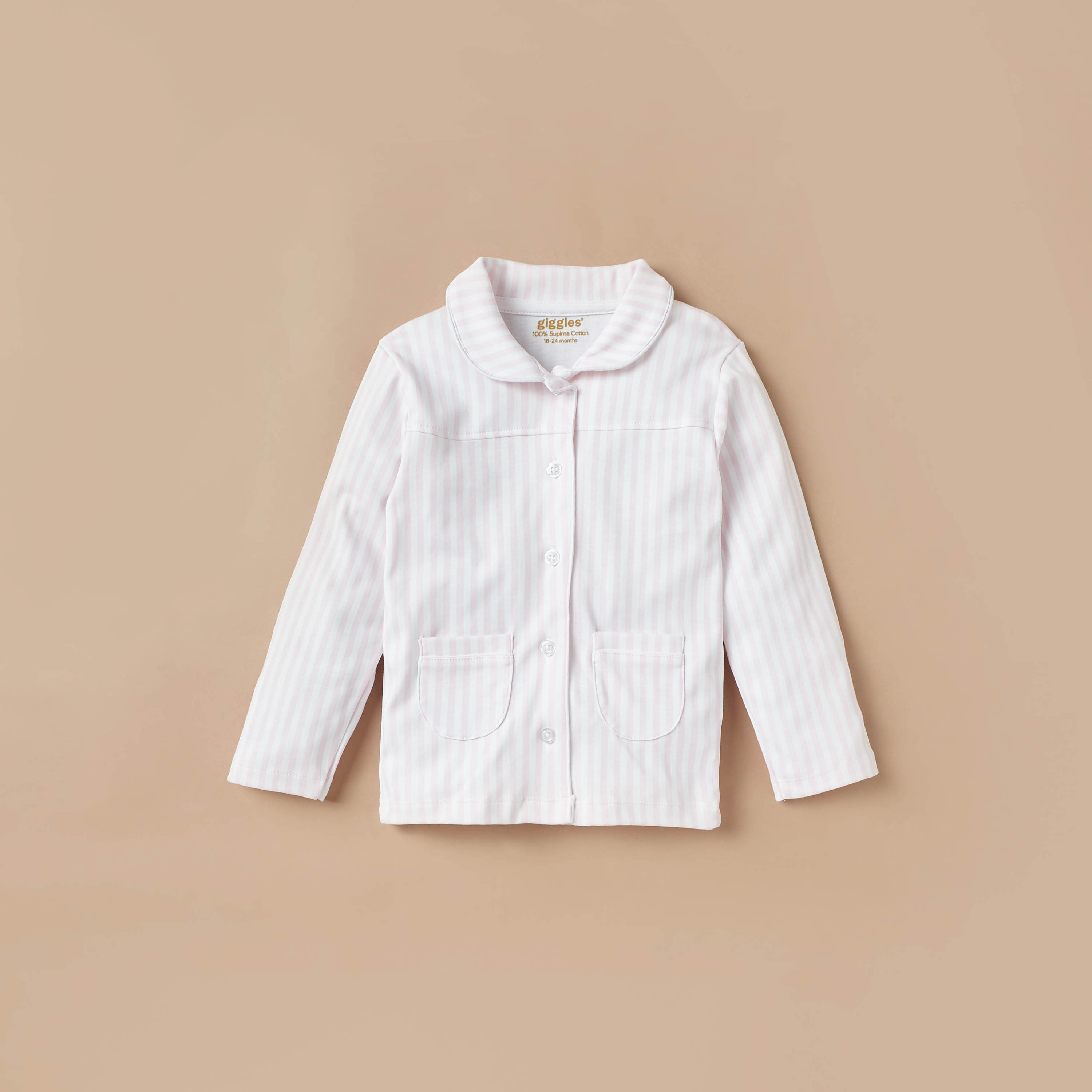 Giggles Striped Shirt and Pyjama Set-baby-girls-clothing-nightwear-pyjamasets-image-2