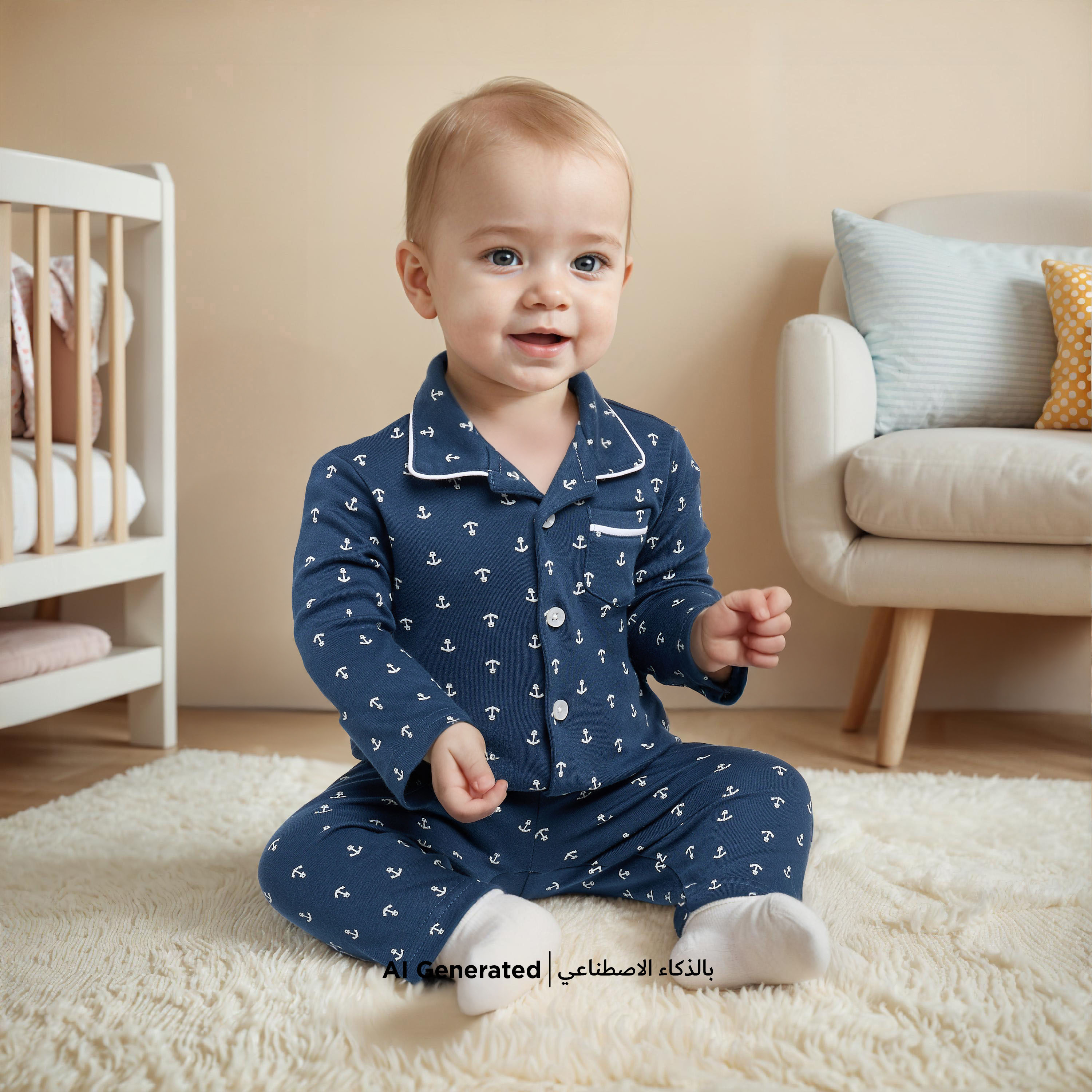 طقم بنطلون بيجاما مطاطي وقميص بأكمام طويلة بطبعات من جونيورز-promo_babyshop_Buy3for99_OMN130126-image-6
