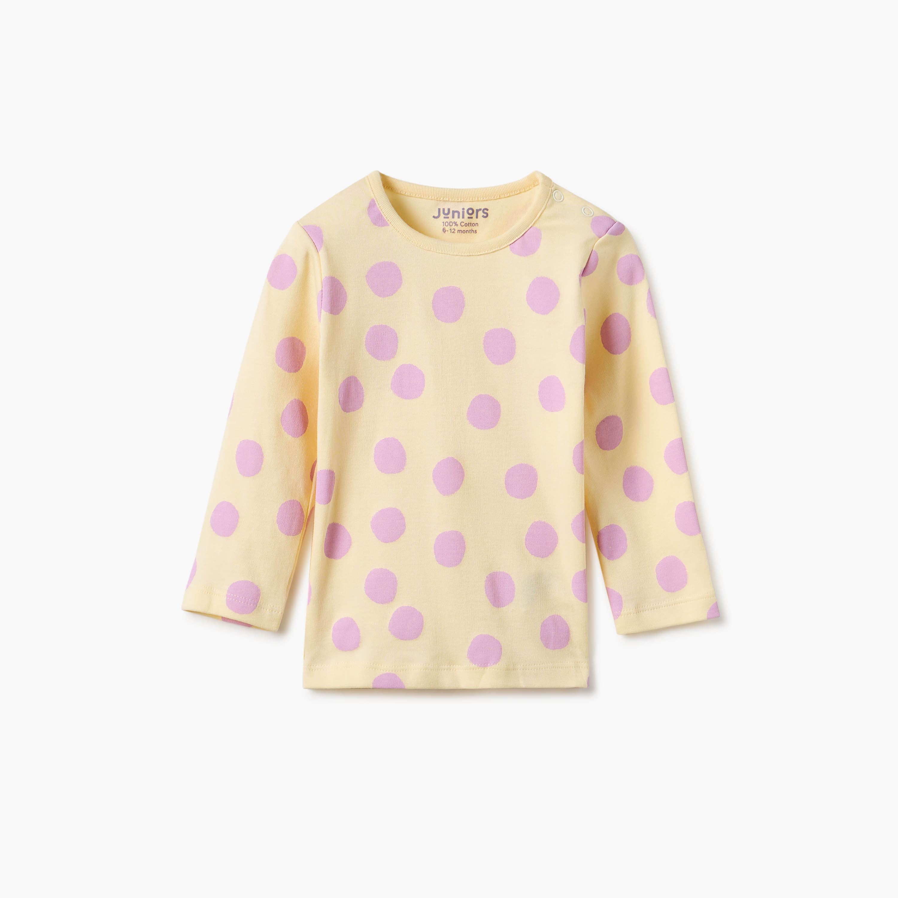 Juniors Floral Print Long Sleeve T-shirt and Pyjamas - Set of 4-baby-girls-clothing-nightwear-pyjamasets-image-6
