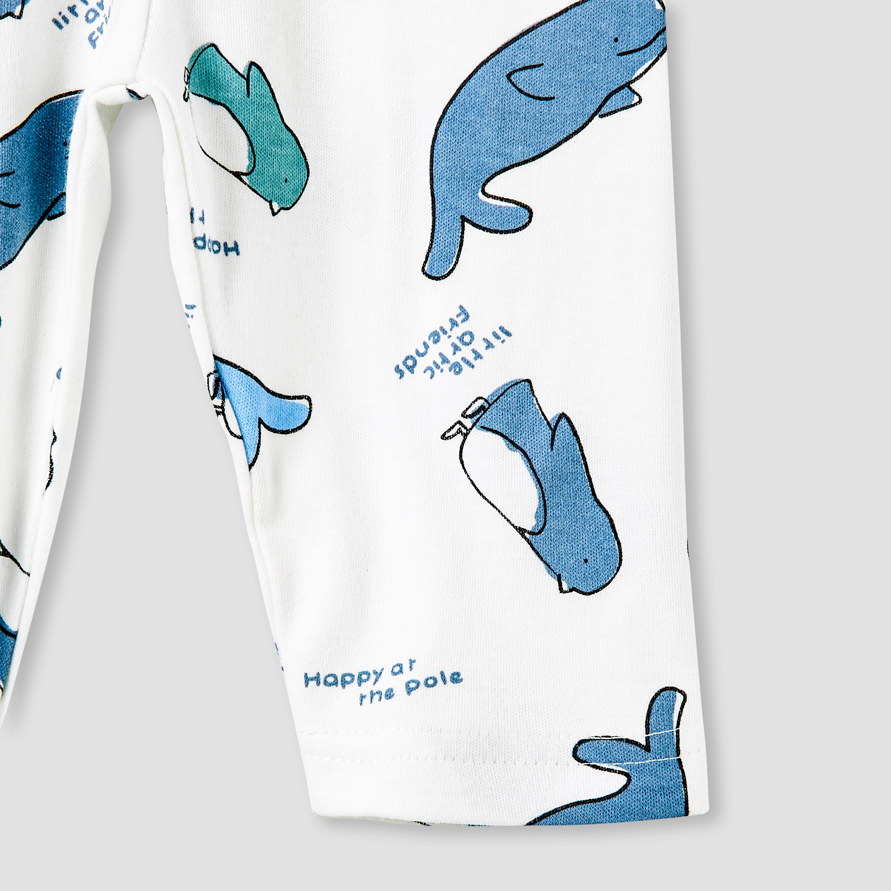 Juniors Pyjama Set with Whale Print - Cotton - Long Sleeves - Collar-baby-boys-clothing-nightwear-pyjamasets-image-5