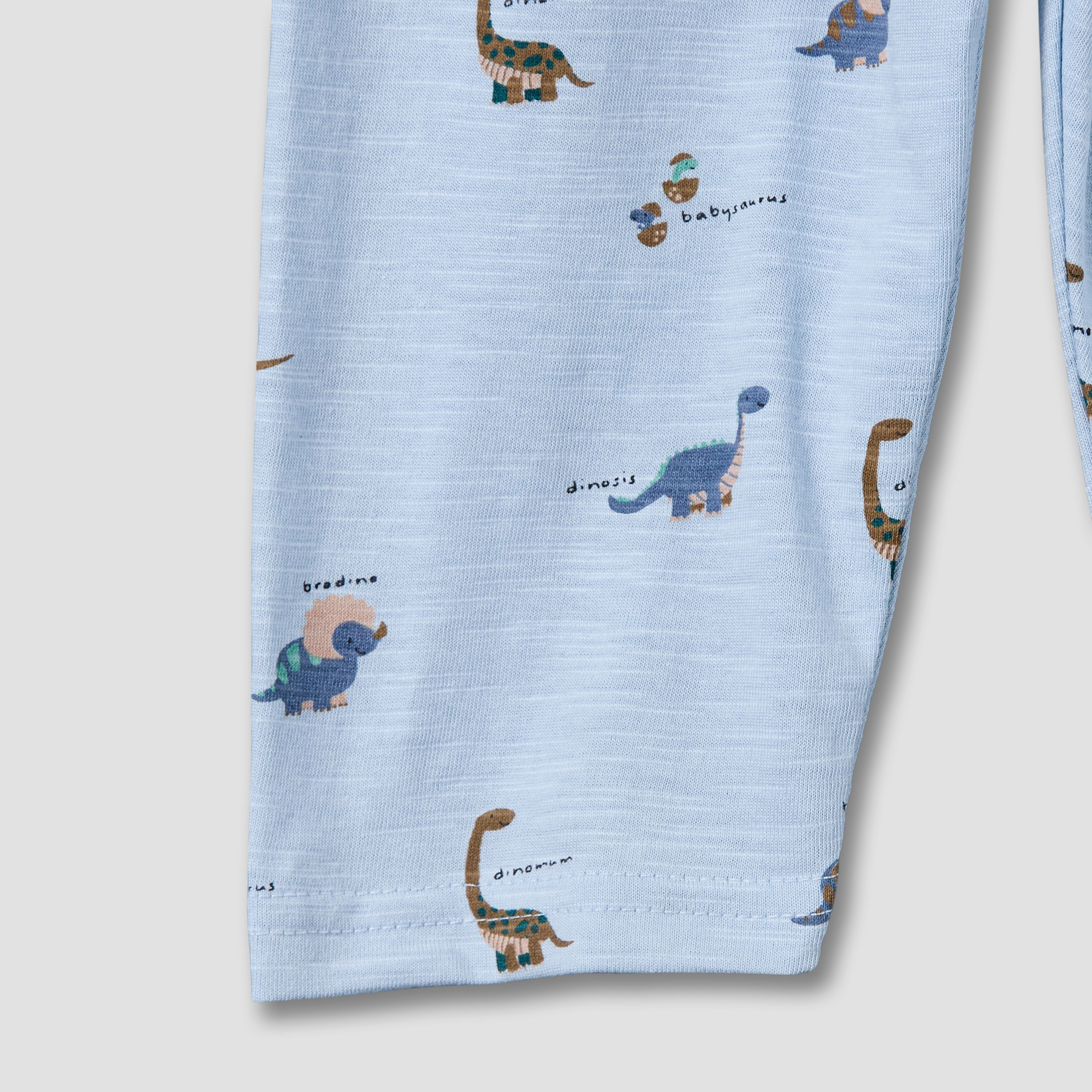 Juniors Cotton Collared Long Sleeves Pyjama Set with Dinosaur Print-baby-boys-clothing-nightwear-pyjamasets-image-7