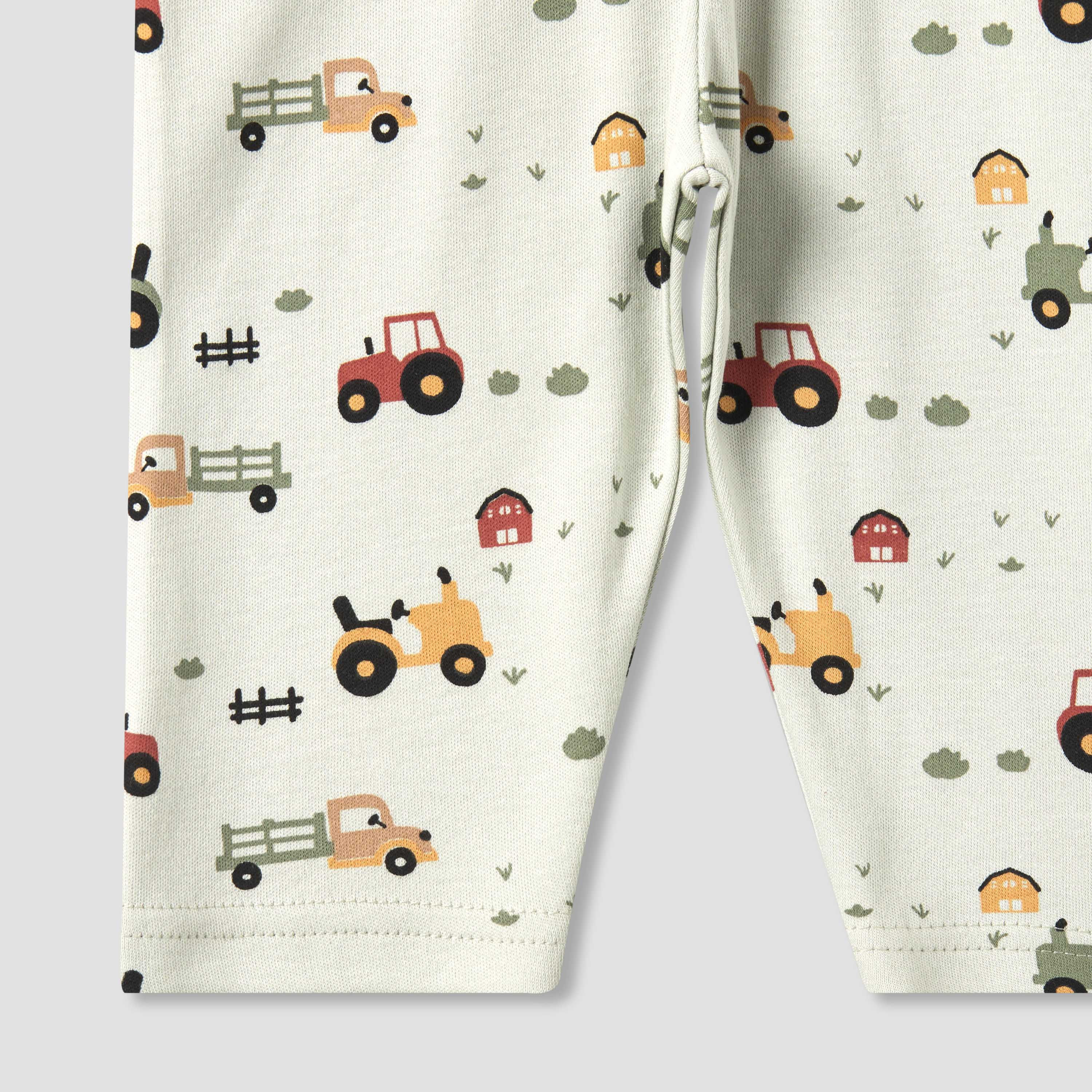 Juniors Cotton Collared Long Sleeves Pyjama Set with Farm Print-baby-boys-clothing-nightwear-pyjamasets-image-10