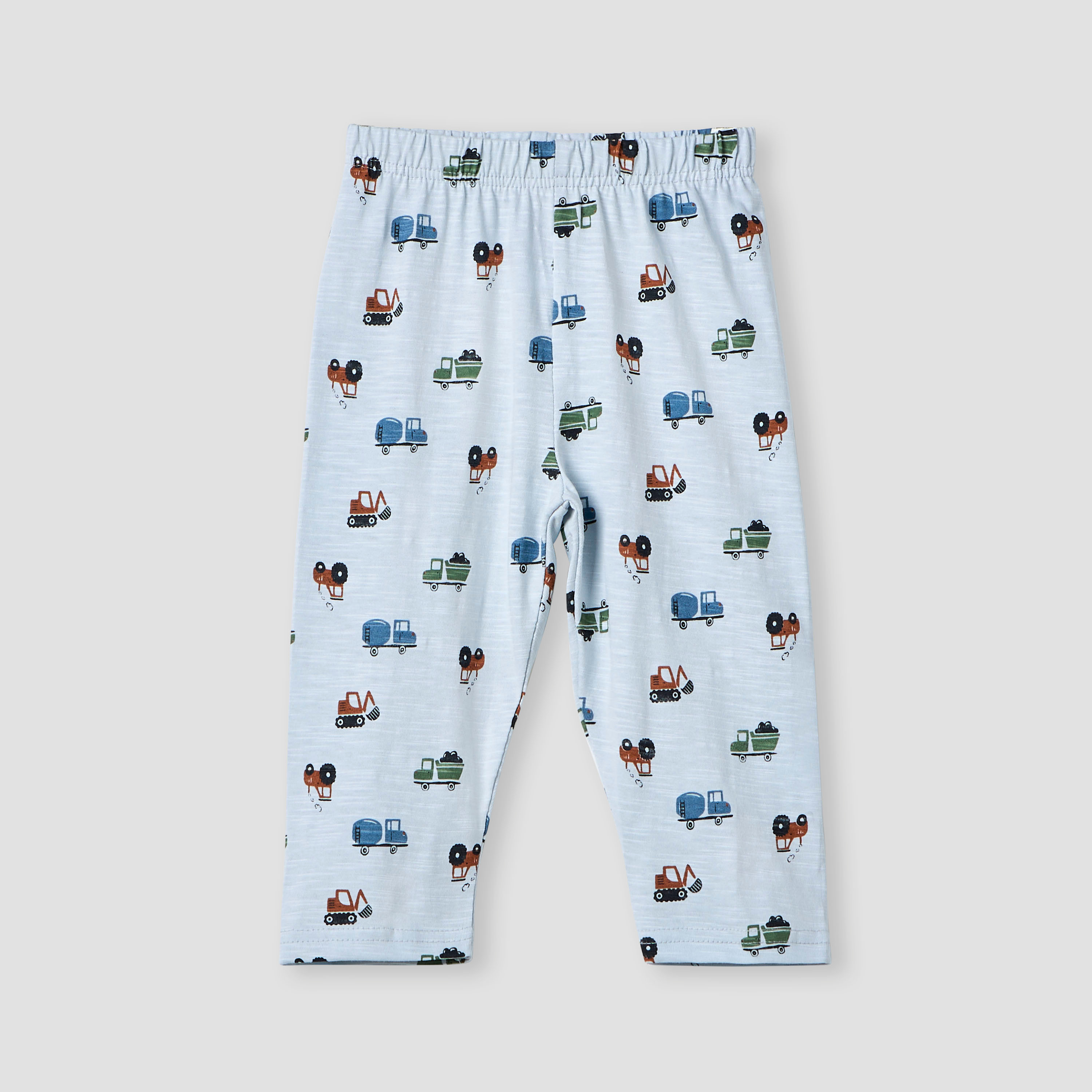 Juniors All-Over Vehicle Print T-shirt and Pyjama Set-baby-boys-clothing-nightwear-pyjamasets-image-3