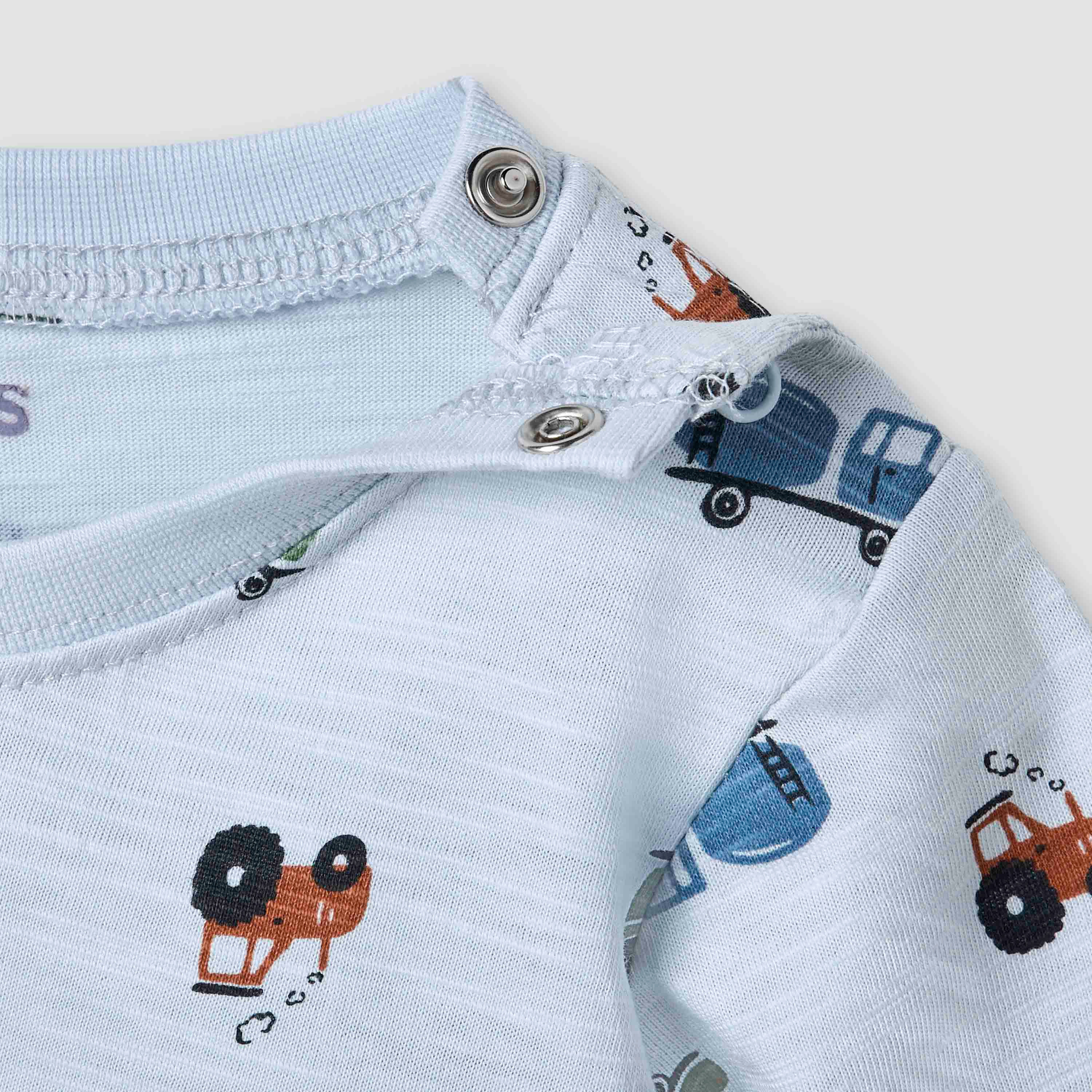 Juniors All-Over Vehicle Print T-shirt and Pyjama Set-baby-boys-clothing-nightwear-pyjamasets-image-5