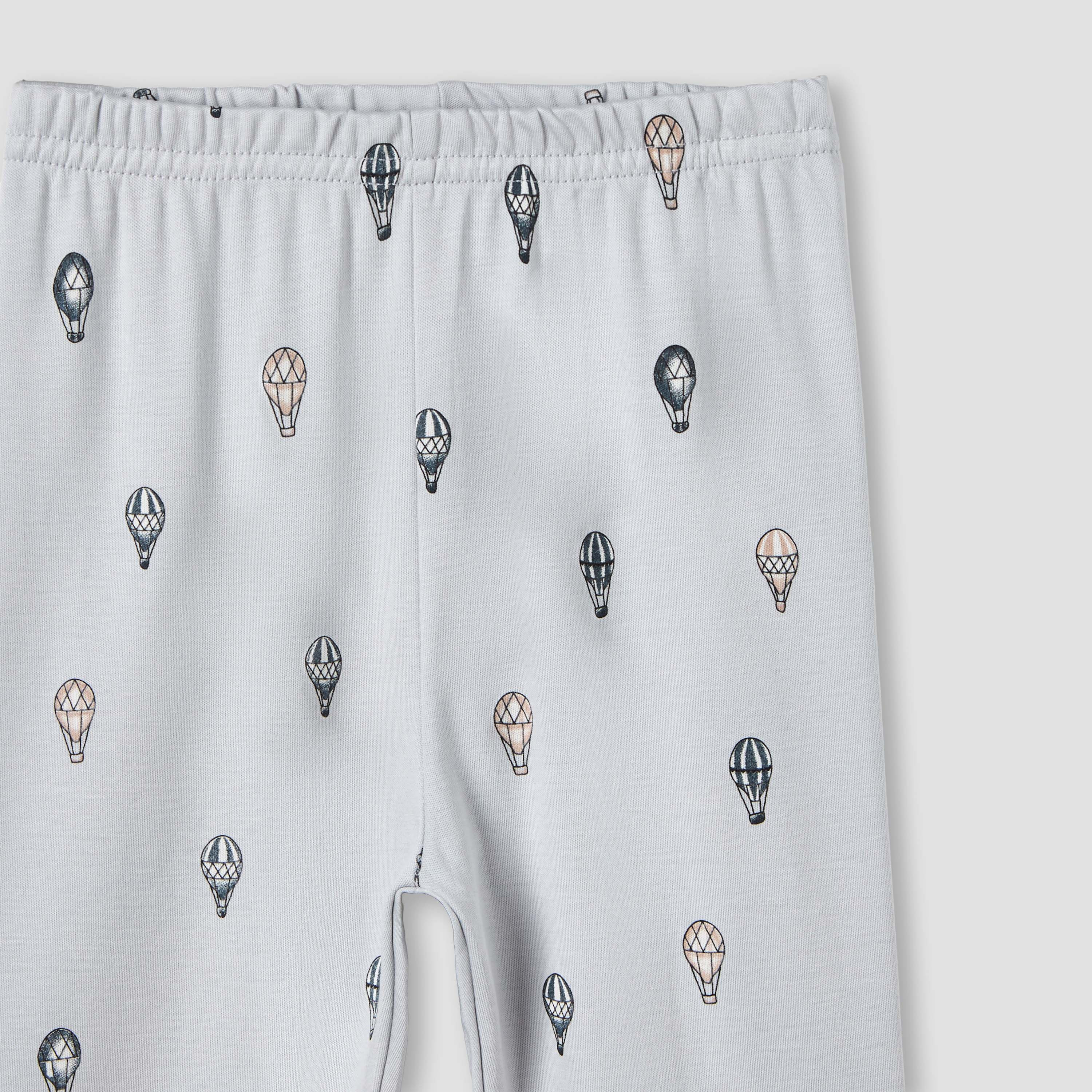 طقم بنطلون بيجاما وقميص قطن بياقة عادية وأكمام طويلة وطبعات من جيجلز-baby-boys-clothing-nightwear-pyjamasets-image-6
