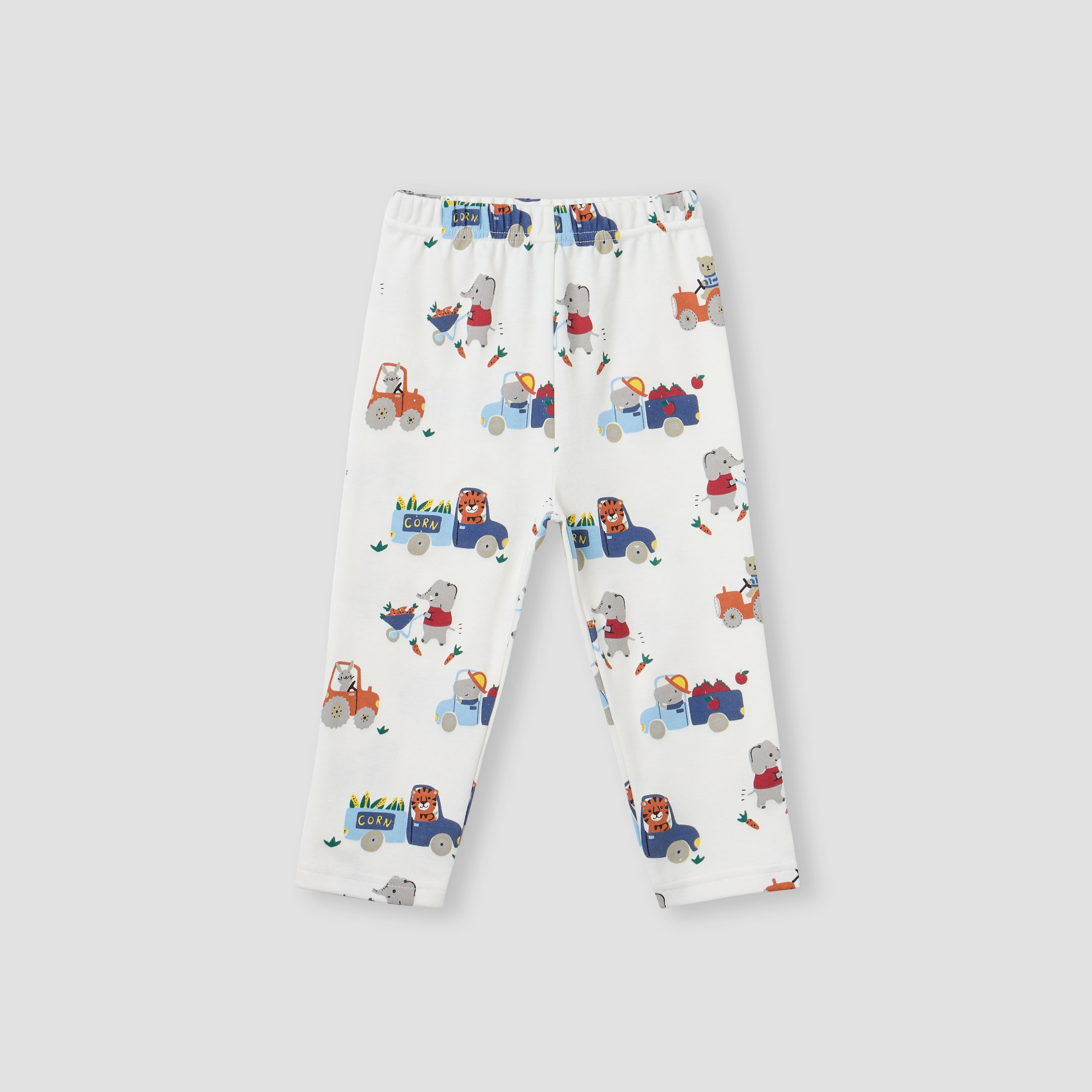 Juniors Cotton Round Neck Long Sleeves PyjamaSet with Print-baby-girls-clothing-nightwear-pyjamasets-image-3