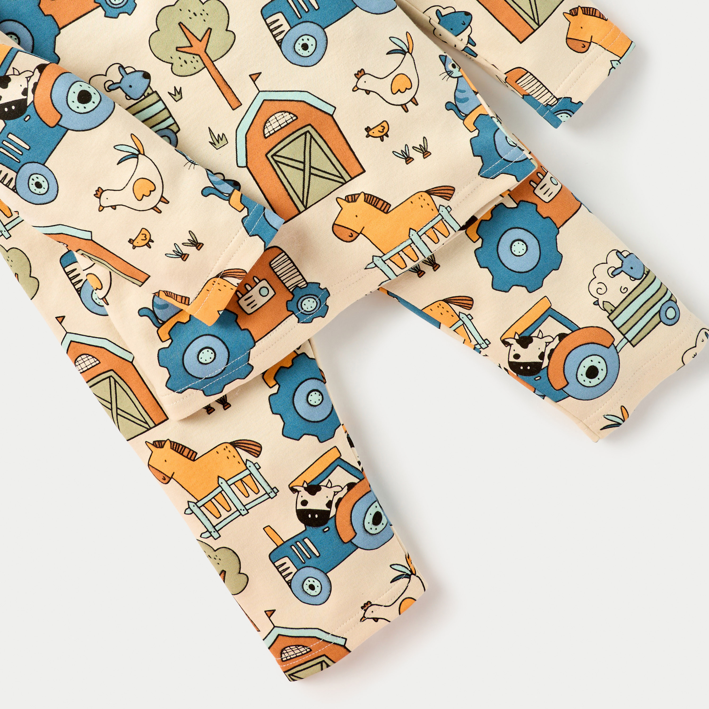 Juniors Printed Long Sleeves T-shirt and Pyjama Set-baby-boys-clothing-nightwear-pyjamasets-image-5