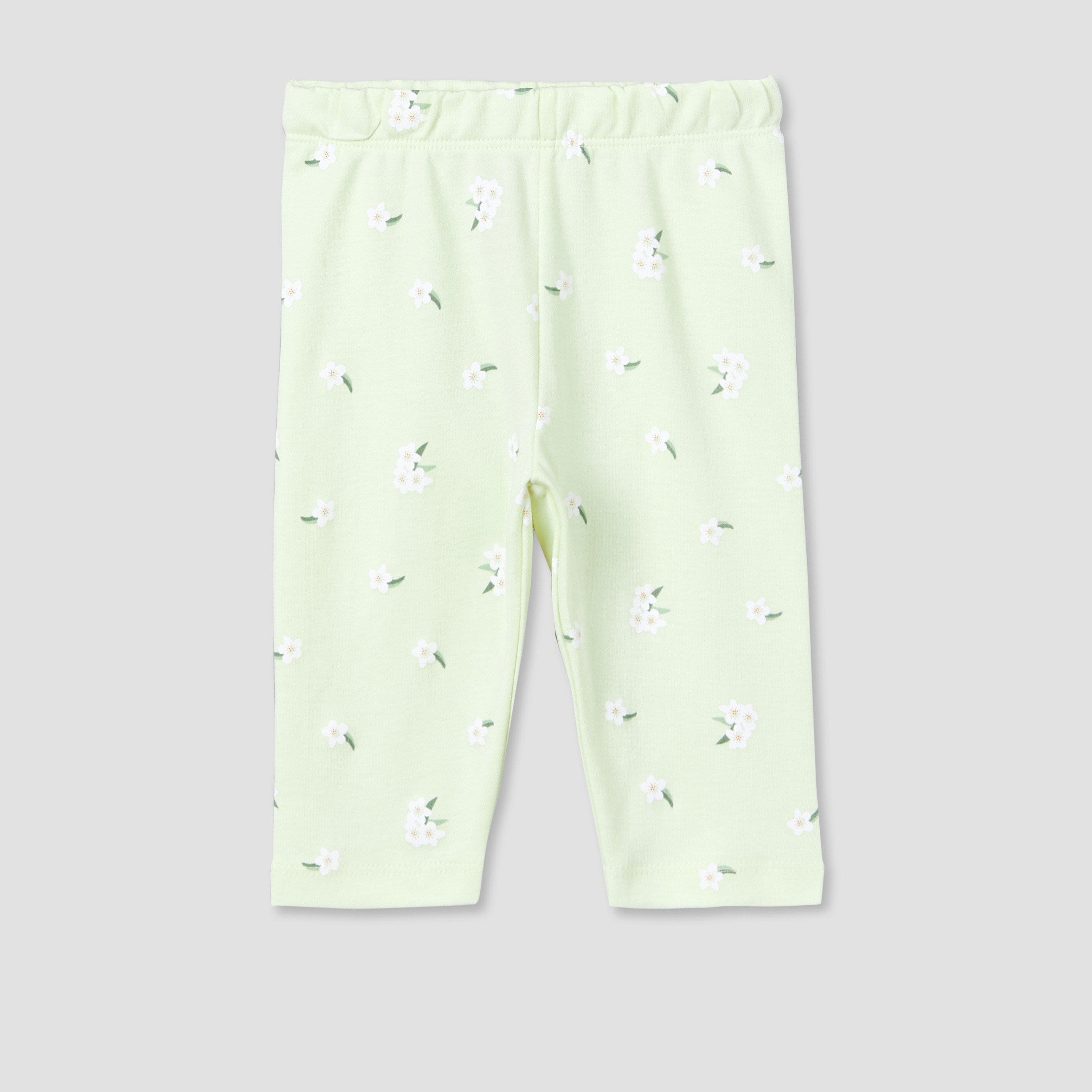 Juniors Cotton Collared Long Sleeve Pyjama Set with Floral Print-baby-girls-clothing-nightwear-pyjamasets-image-3