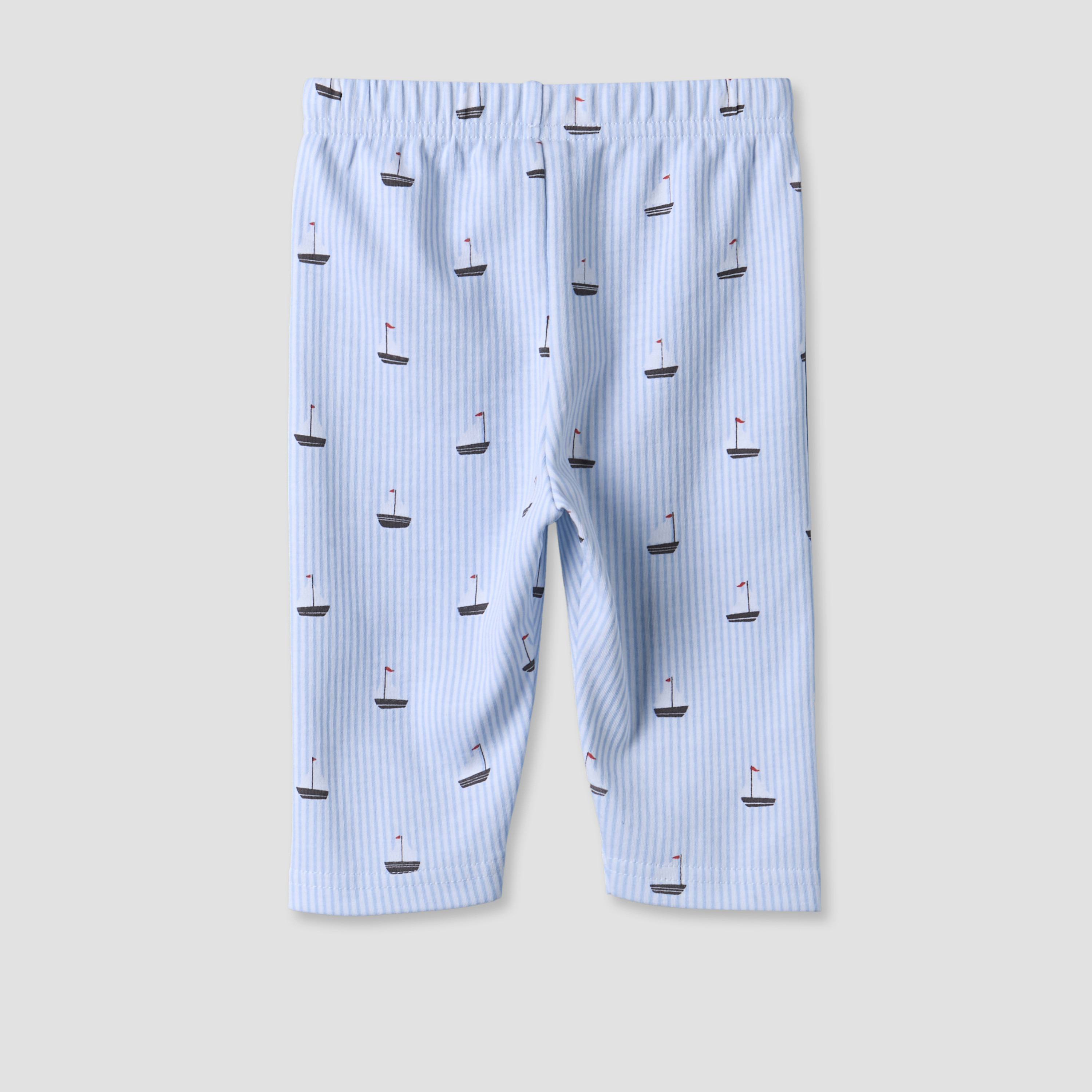 Juniors Cotton Collared Long Sleeves Pyjama Set with Nautical Print-baby-boys-clothing-nightwear-pyjamasets-image-6