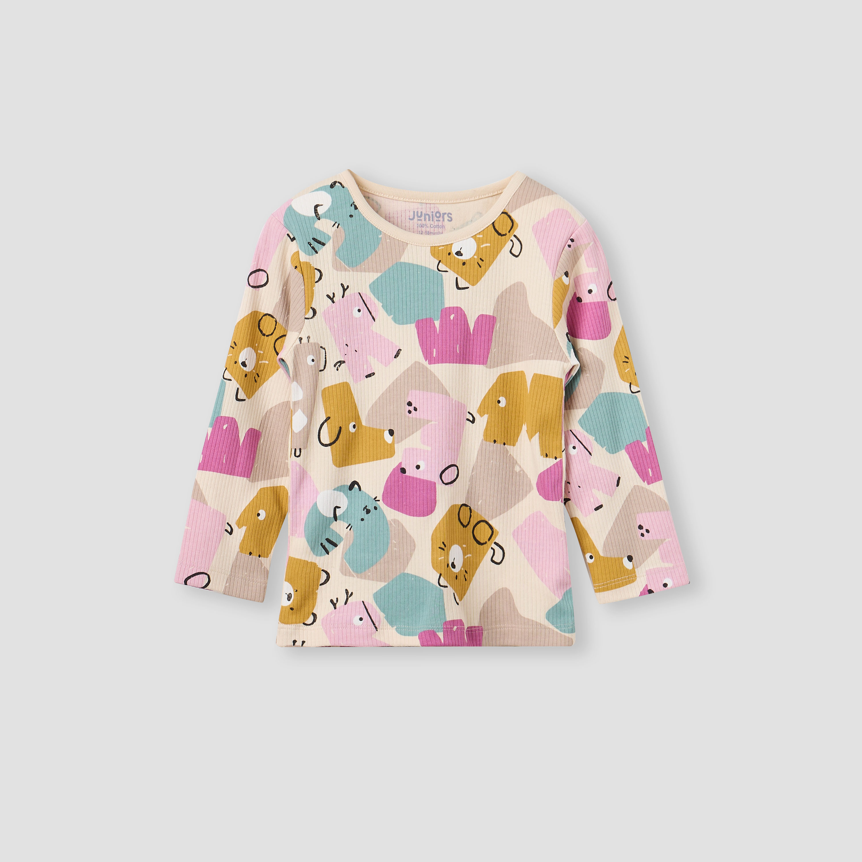Juniors Pyjama Set with Graphic Print - Cotton - Long Sleeves-baby-boys-clothing-nightwear-pyjamasets-image-2