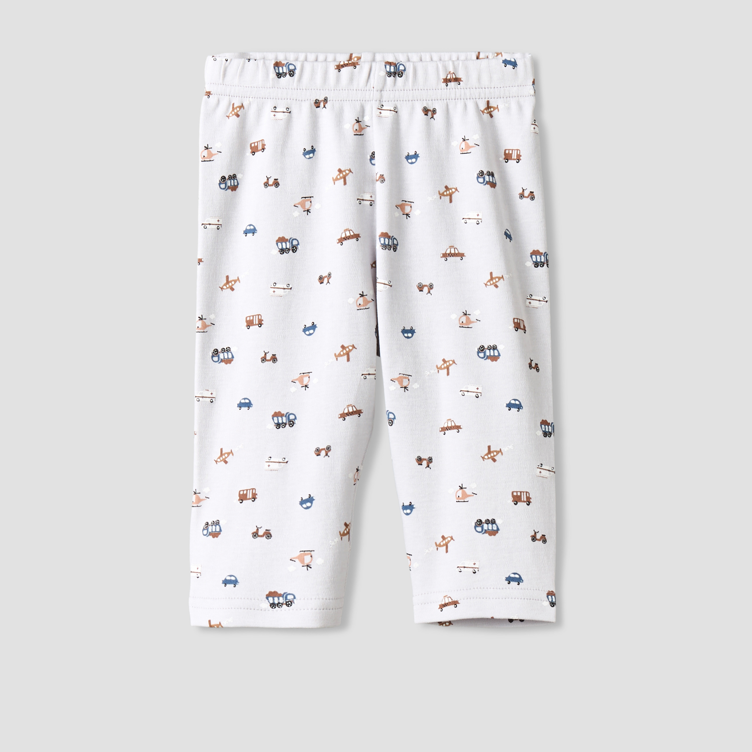 Juniors Cotton Collared Long Sleeve Pyjama Set with Vehicle Print-baby-boys-clothing-nightwear-pyjamasets-image-4