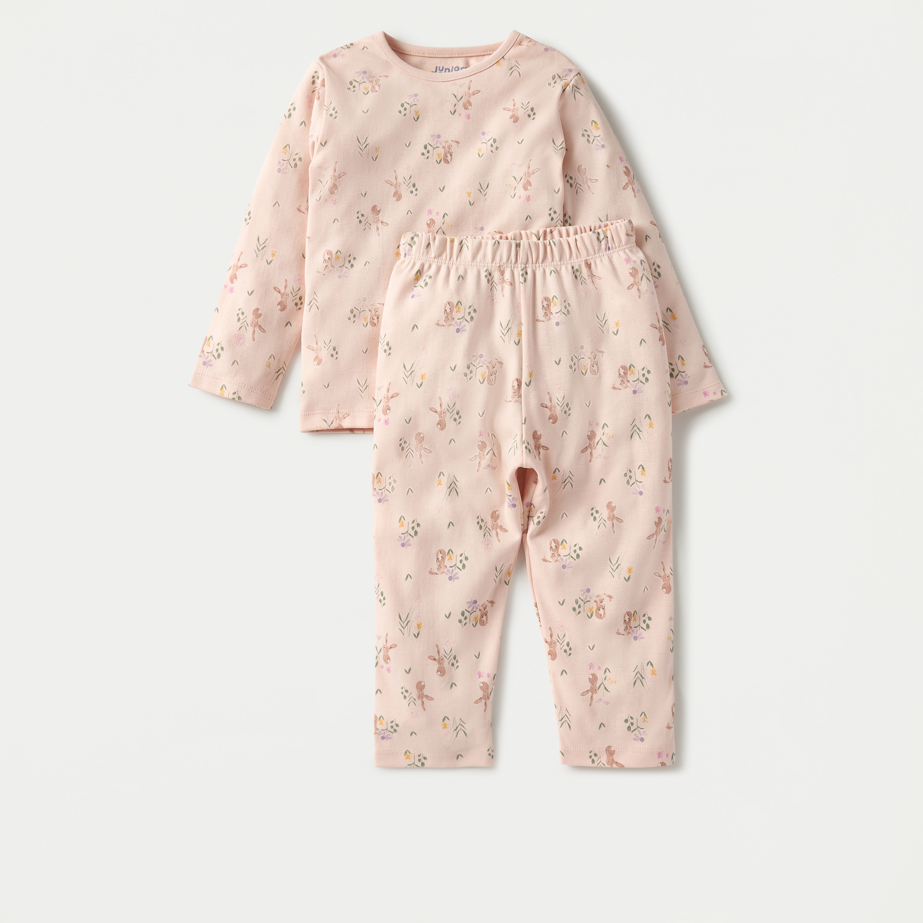 Juniors Printed T-shirts and Pyjamas - Set of 4-baby-girls-clothing-nightwear-pyjamasets-image-2