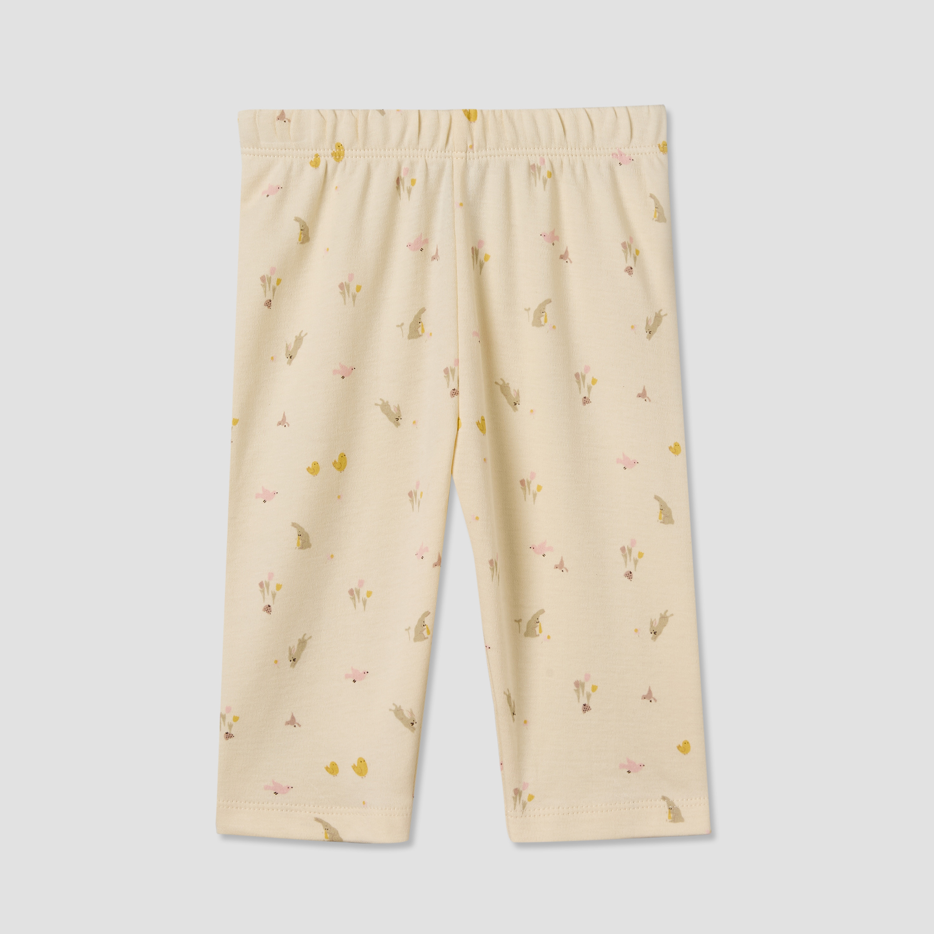 Juniors Cotton Collared Long Sleeves Pyjama Set with Bunny Print-baby-girls-clothing-nightwear-pyjamasets-image-4