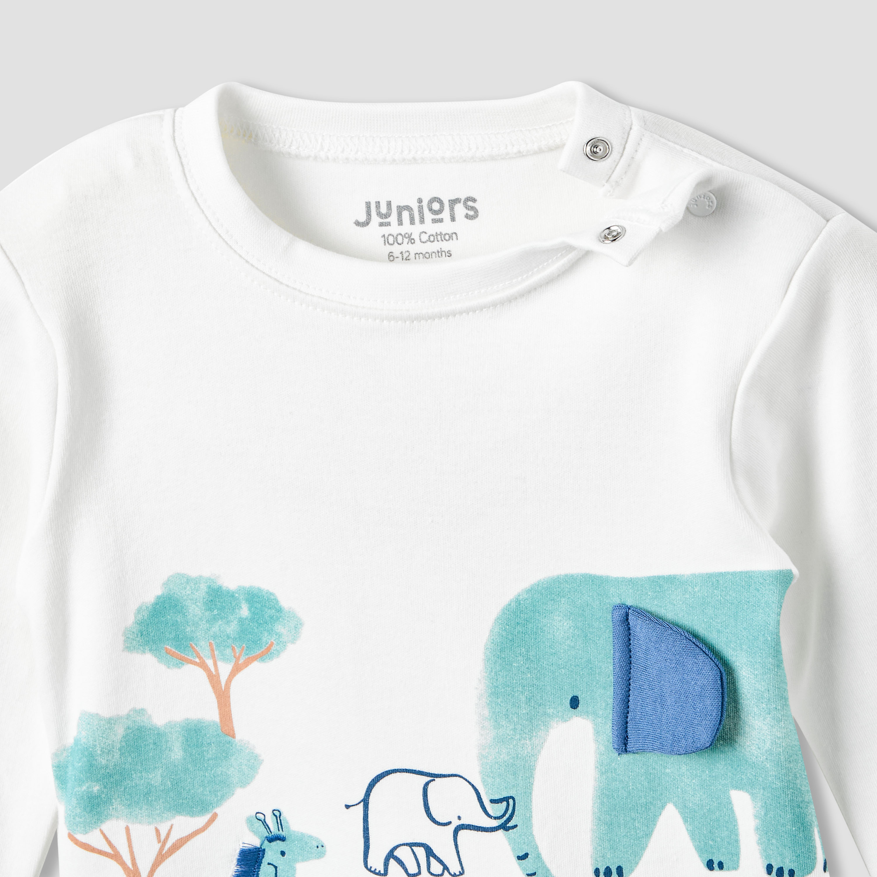 Juniors Pyjama Set with Duck Print - Cotton - Long Sleeves - Collar-baby-girls-clothing-nightwear-pyjamasets-image-5