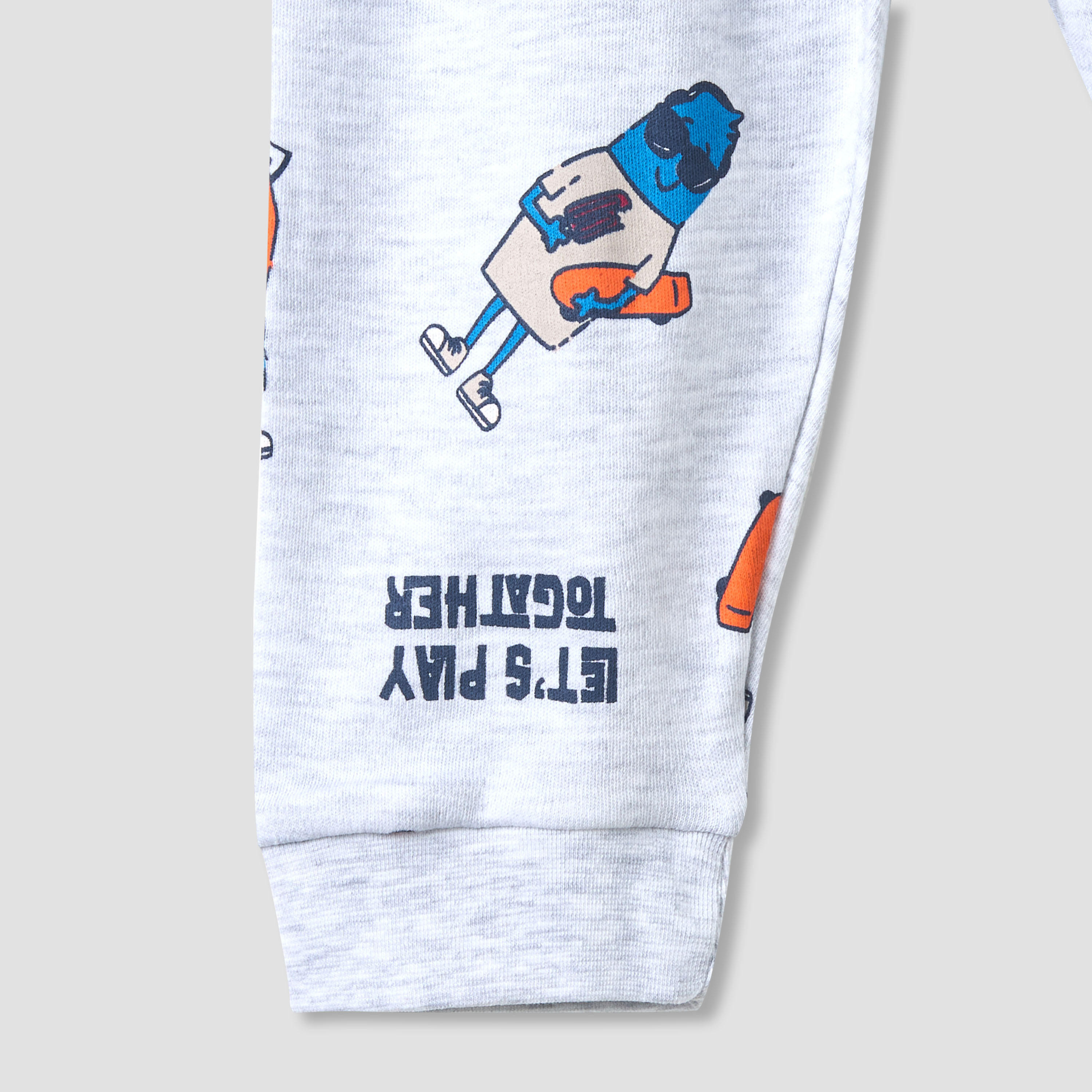 Juniors Cotton Round Neck Long Sleeves Pyjama Set with Graphic Print-baby-boys-clothing-nightwear-pyjamasets-image-7