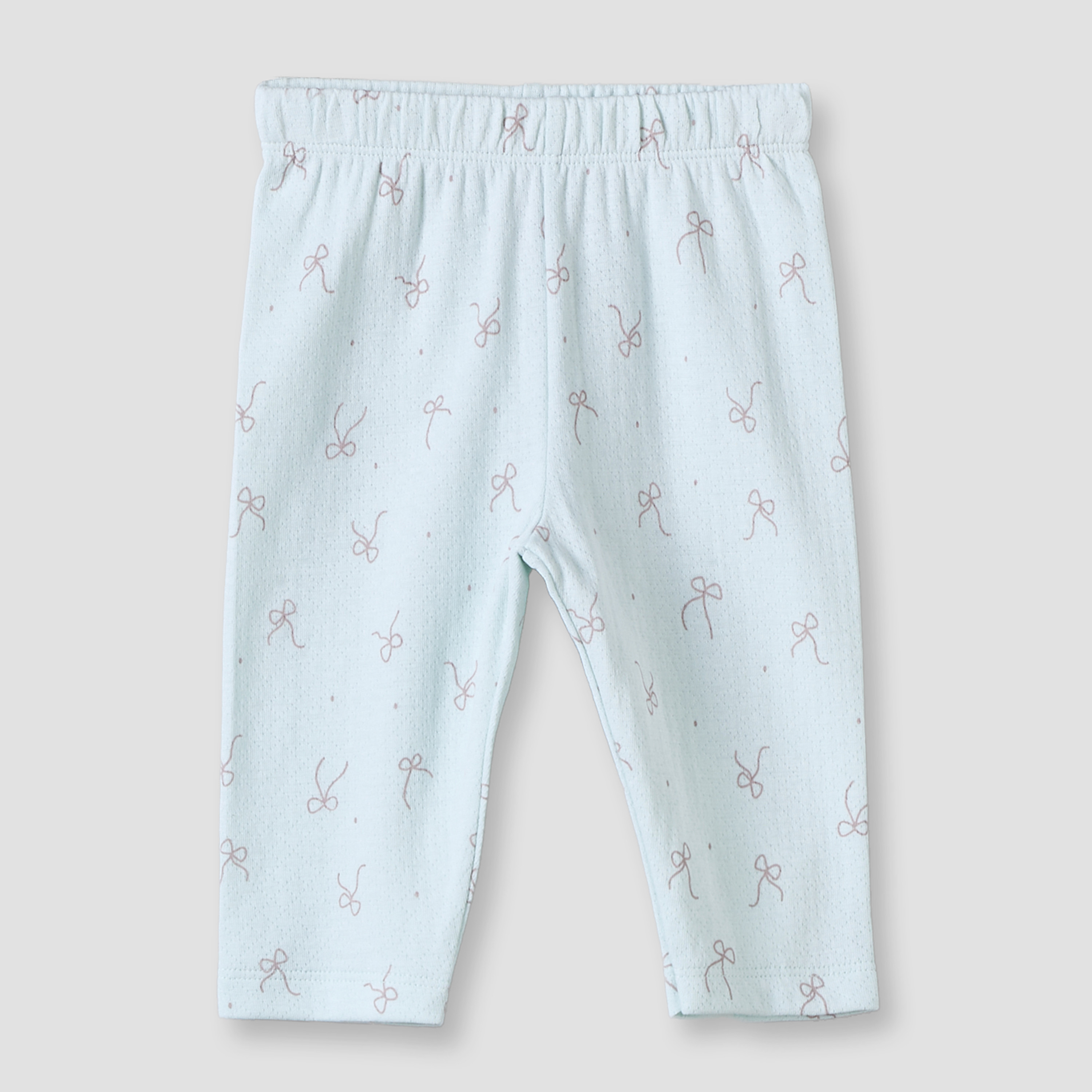 Juniors Cotton Collared Long Sleeves Pyjama Set with Bow Print-baby-girls-clothing-nightwear-pyjamasets-image-5