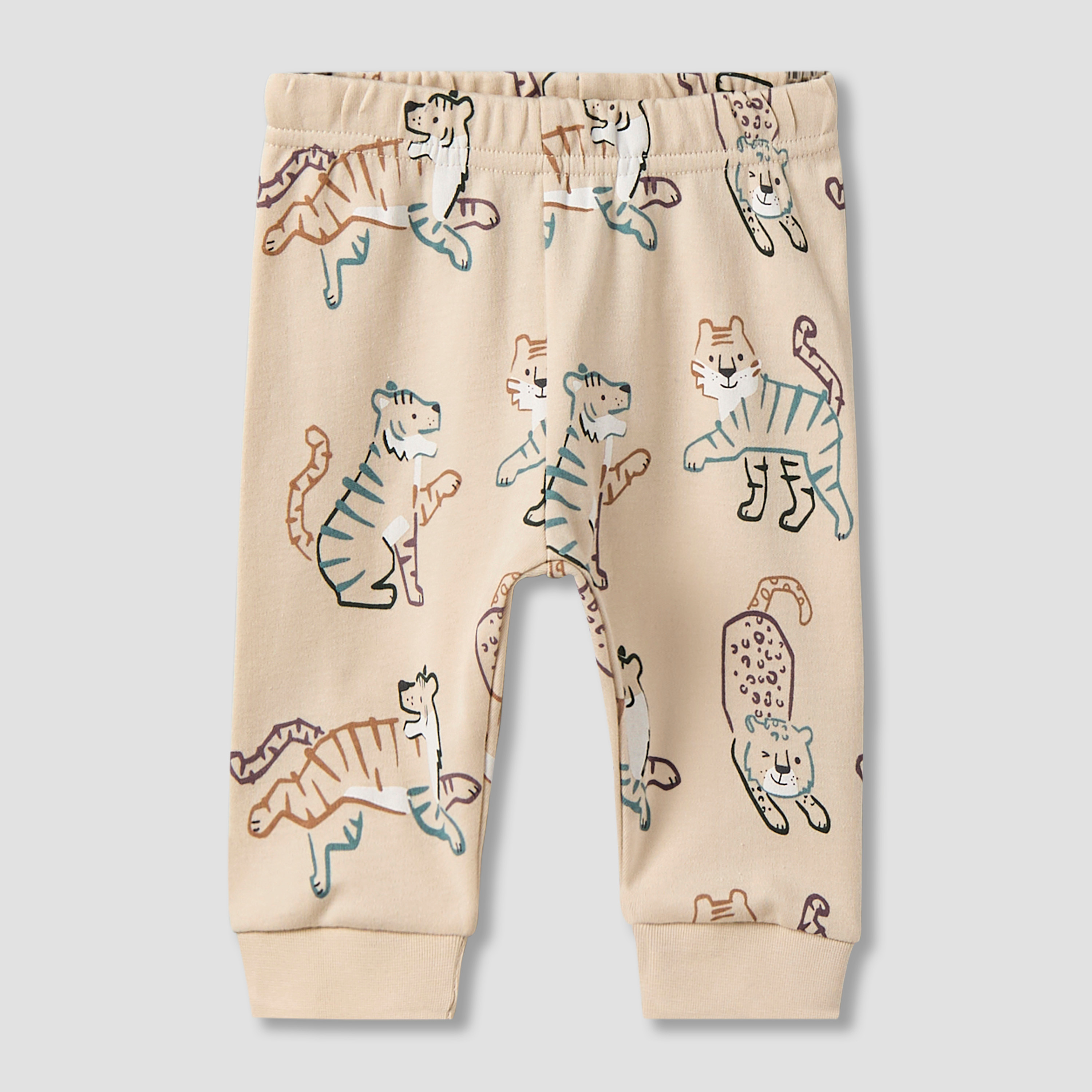 Juniors Cotton Long Sleeves Pyjama Set with Tiger Applique-baby-boys-clothing-nightwear-pyjamasets-image-4