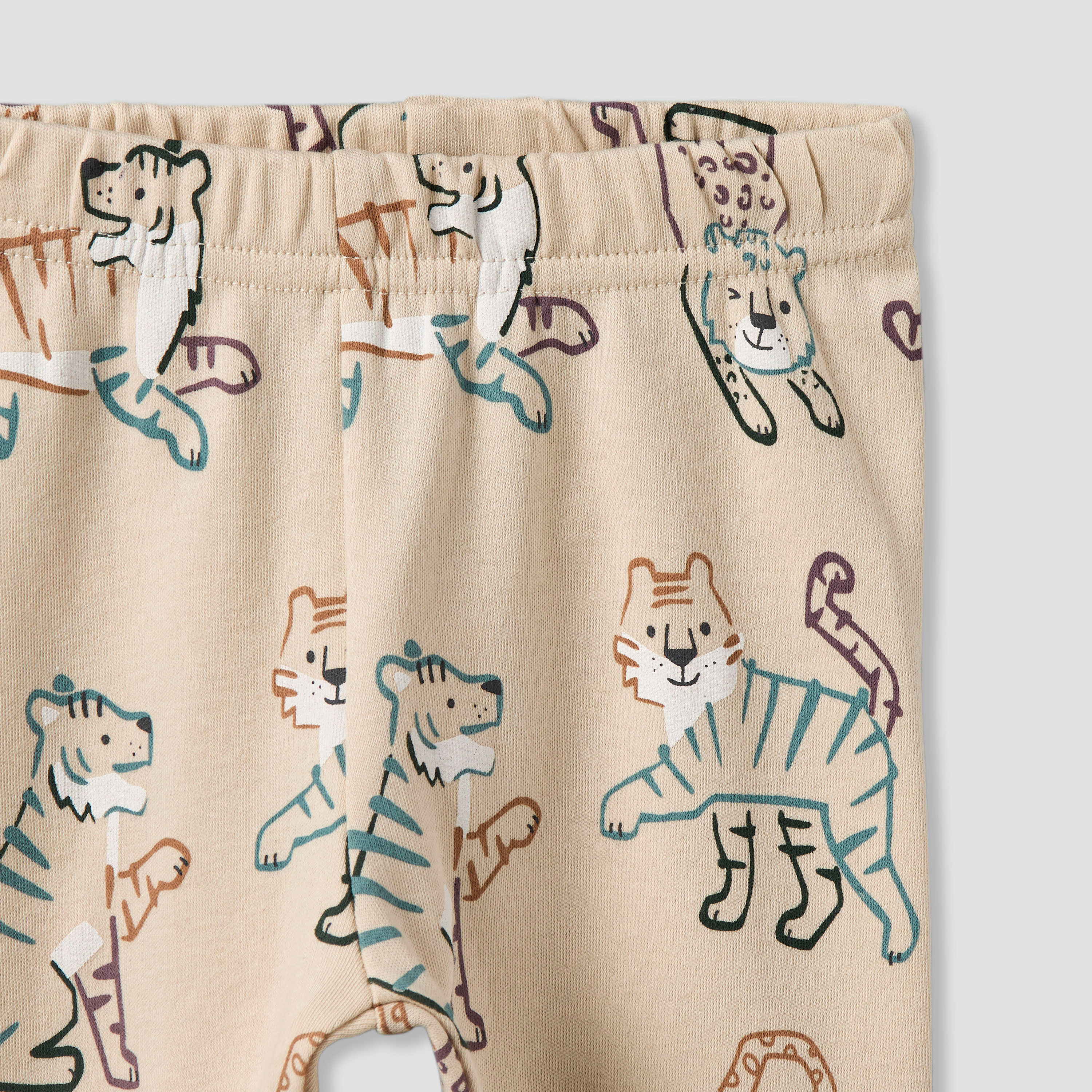 Juniors Cotton Long Sleeves Pyjama Set with Tiger Applique-baby-boys-clothing-nightwear-pyjamasets-image-9