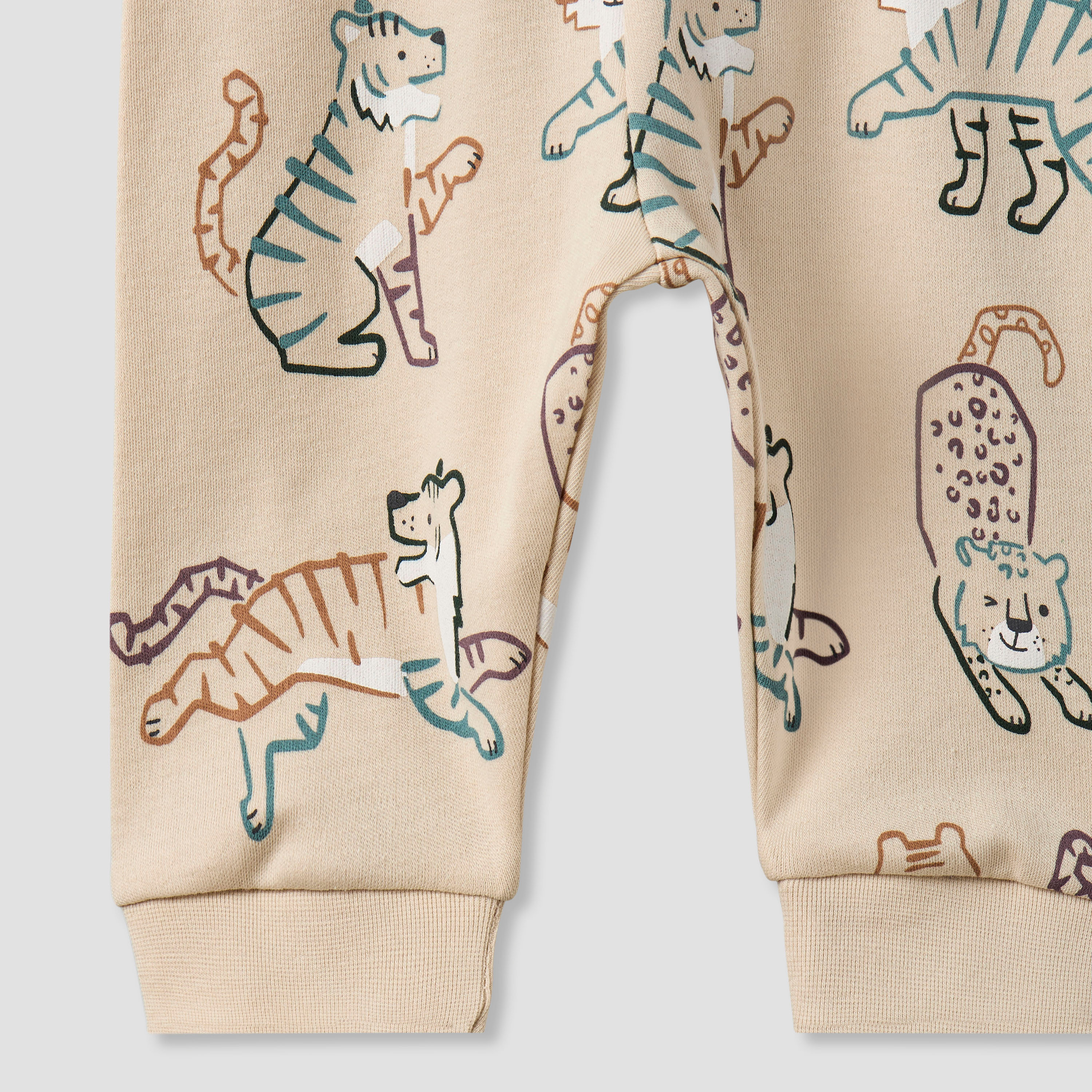 Juniors Cotton Long Sleeves Pyjama Set with Tiger Applique-baby-boys-clothing-nightwear-pyjamasets-image-10