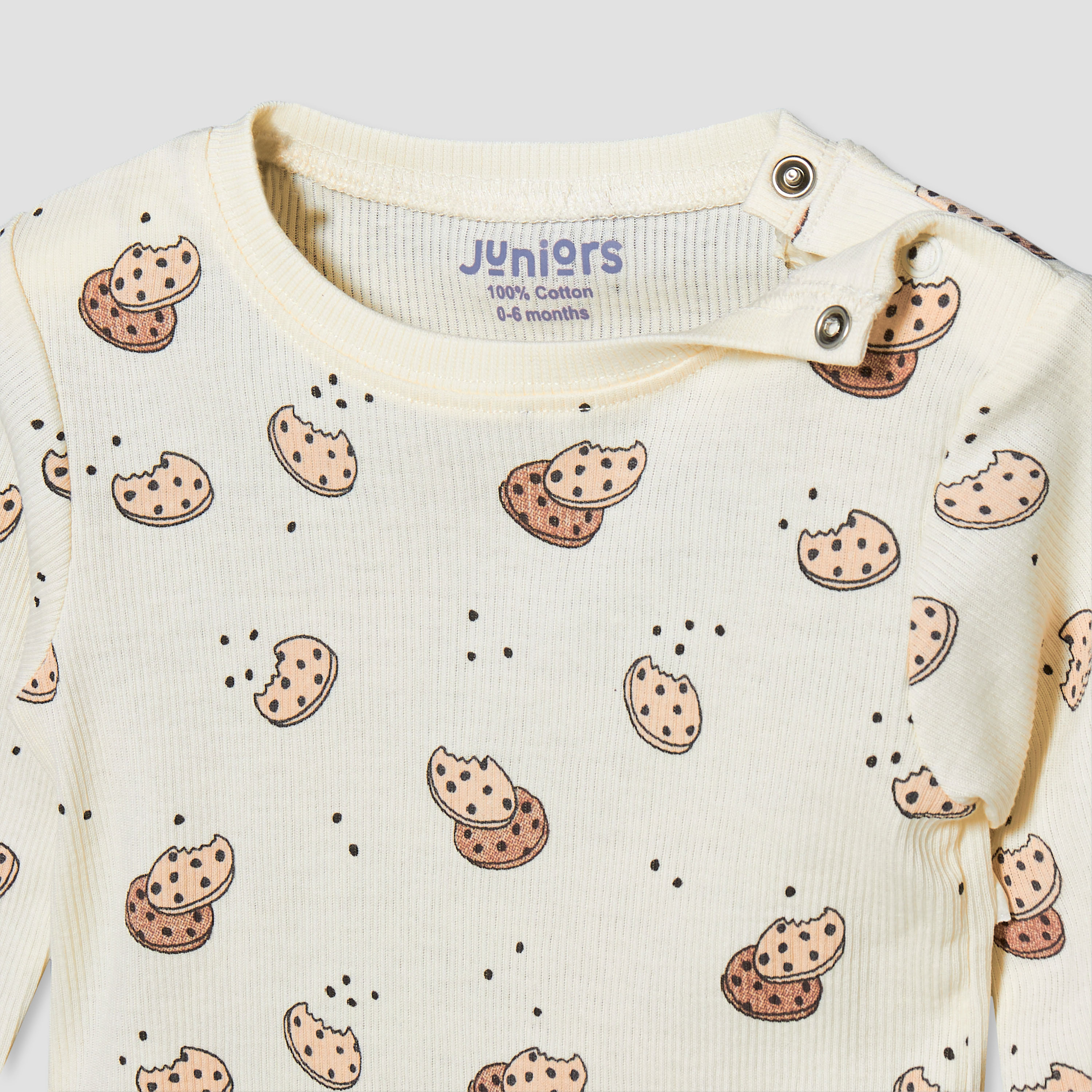 Juniors Cotton Crew Neck Long Sleeves Pyjama Set with Cookie Print-baby-boys-clothing-nightwear-pyjamasets-image-8