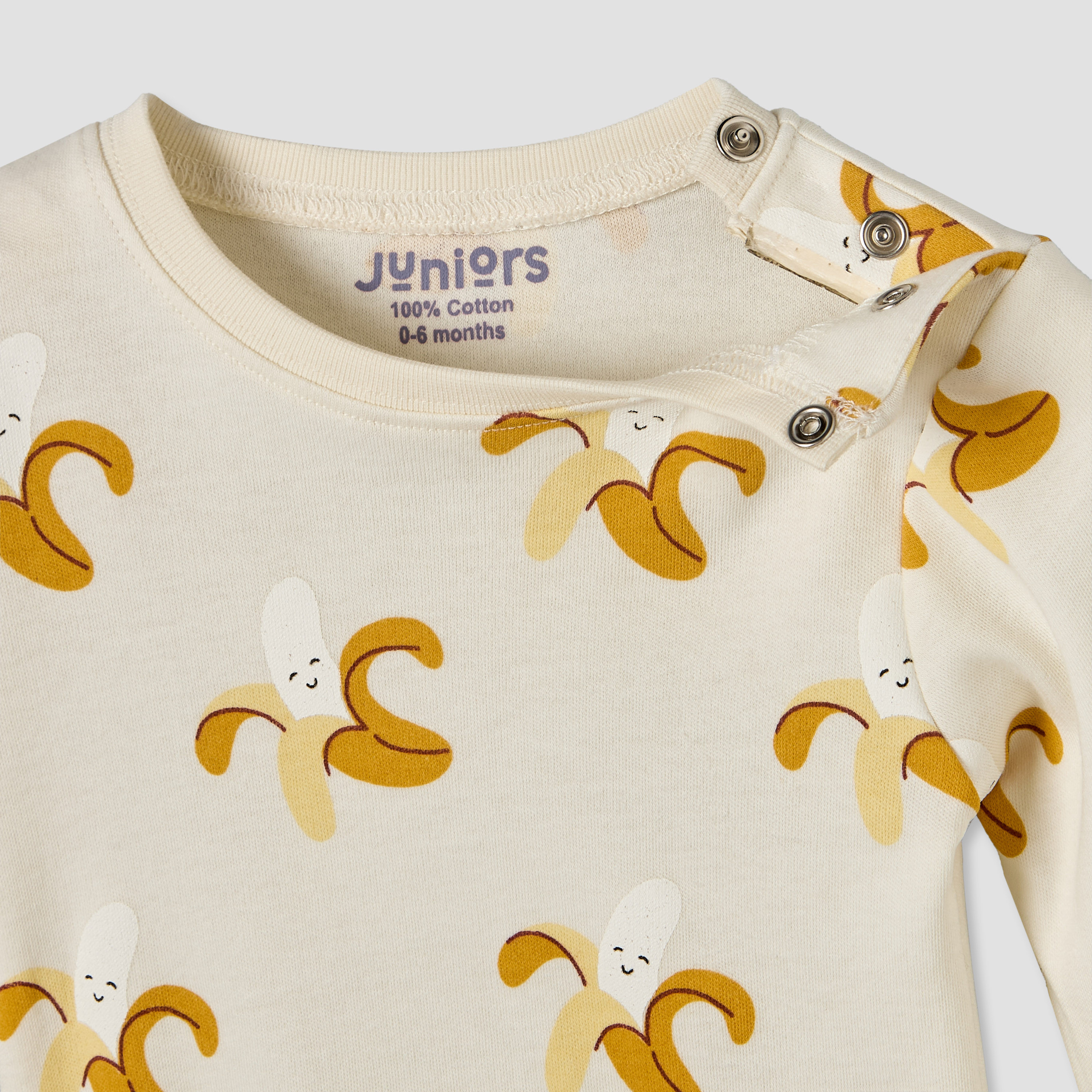 Juniors Cotton Round Neck Long Sleeves Pyjama Set with Banana Print-baby-boys-clothing-nightwear-pyjamasets-image-7