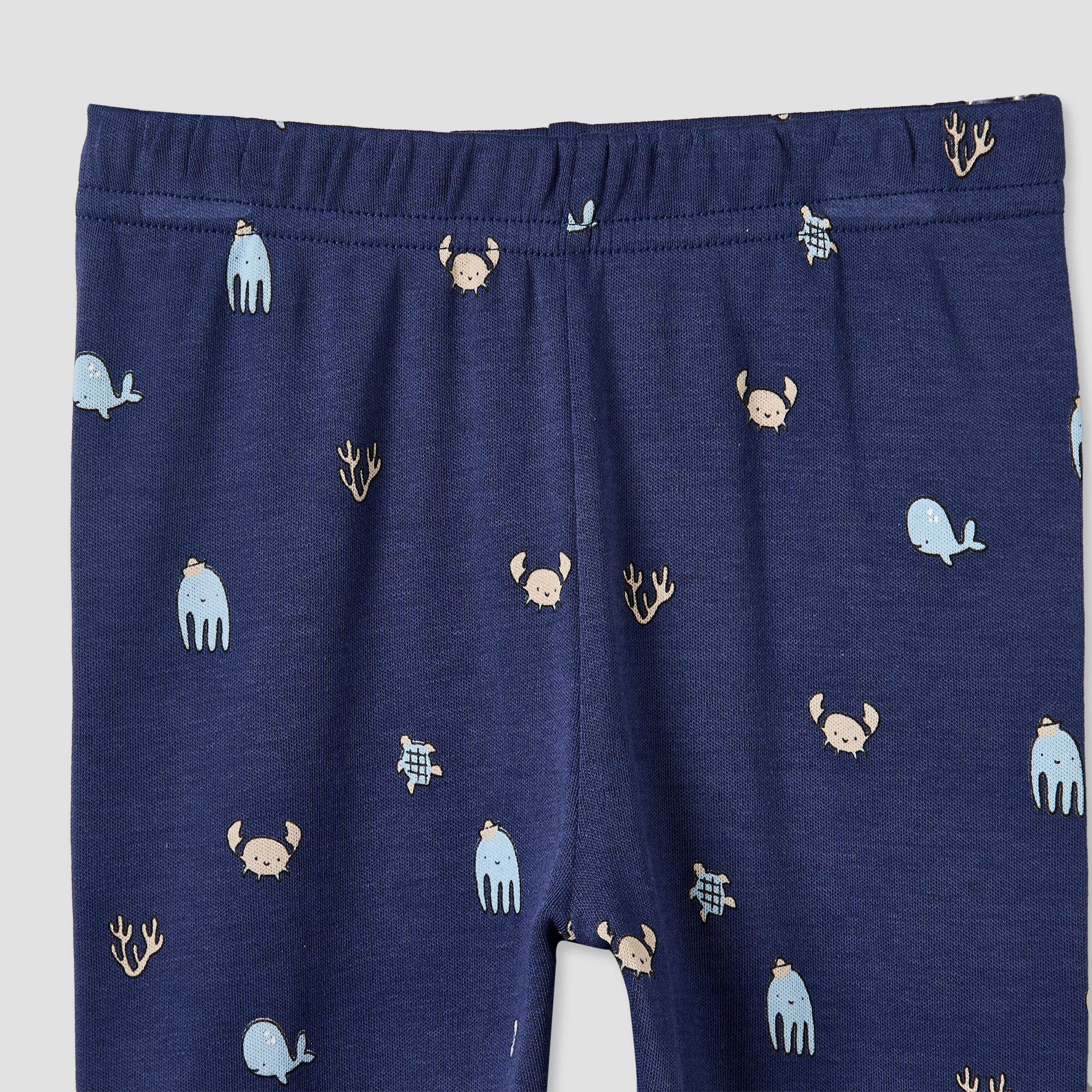 Juniors Cotton Round Neck Long Sleeves Pyjama Set with Underwater Print-baby-boys-clothing-nightwear-pyjamasets-image-9