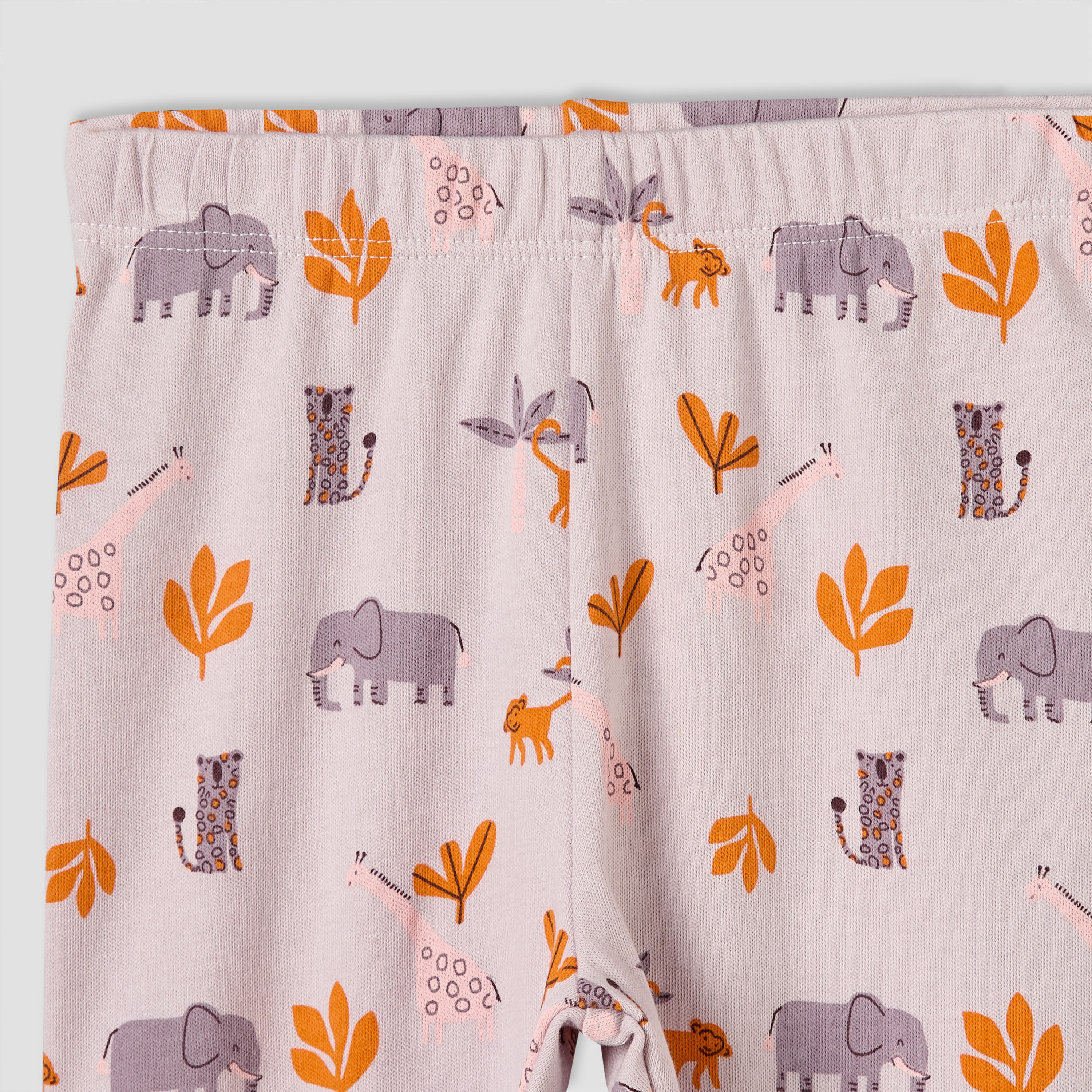 Juniors Cotton Round Neck Long Sleeves Pyjama Set with Safari Print-baby-girls-clothing-nightwear-pyjamasets-image-9