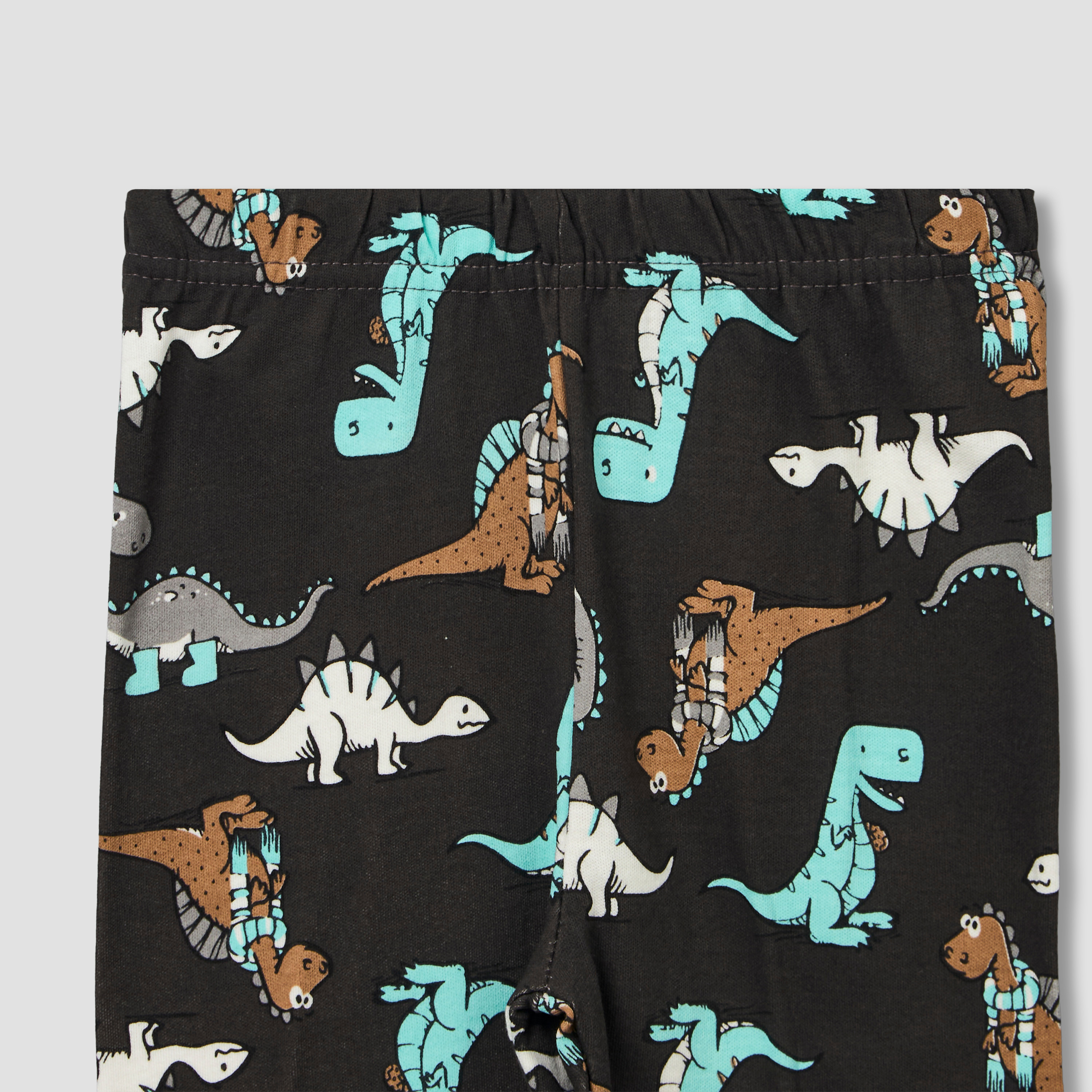 Juniors All-Over Dinosaur Print Long Sleeve T-shirt and Elasticated Pyjama Set-promo_babyshop_Buy3for79_QAT130126-image-8