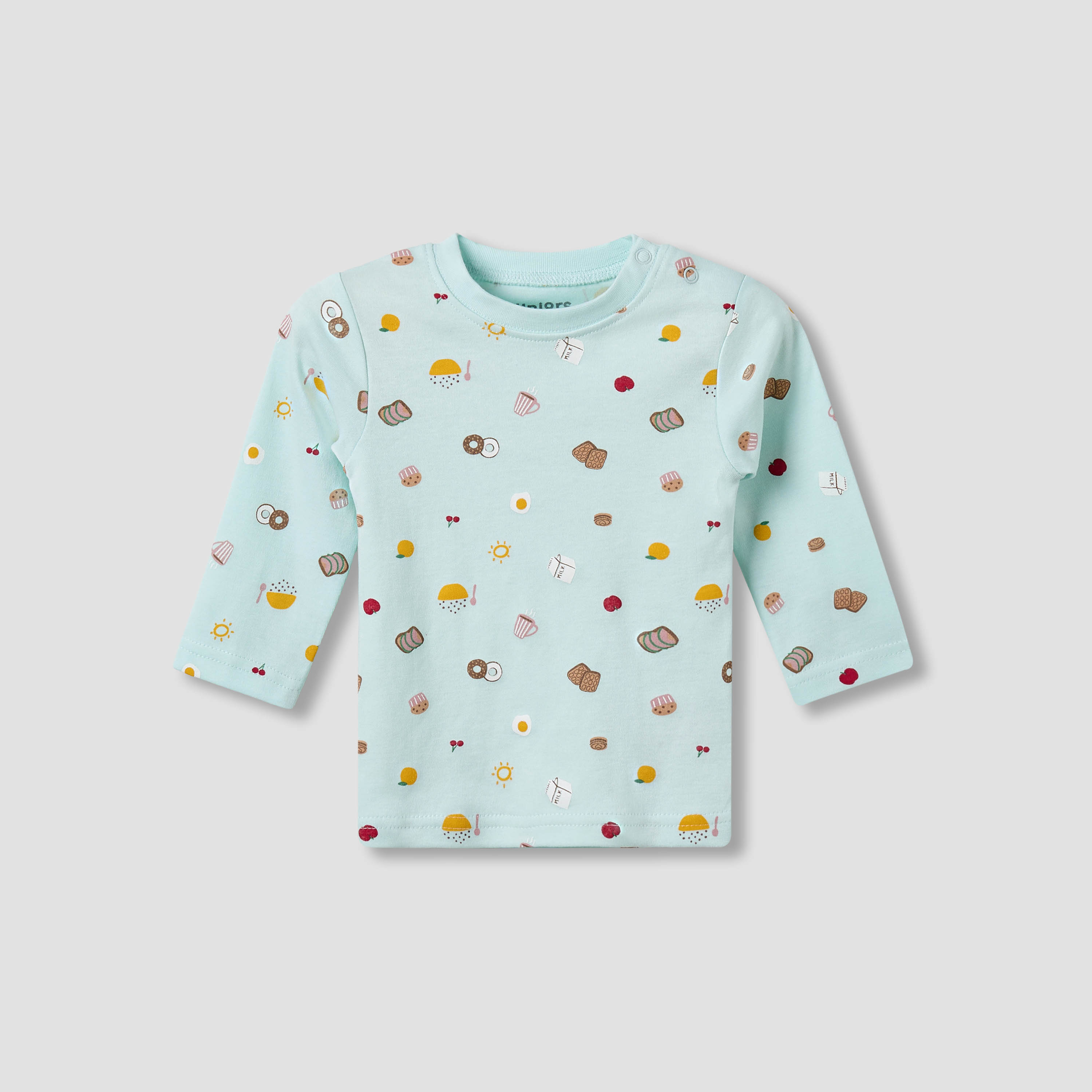 طقم بيجاما قطن بأكمام طويلة وياقة ضيقة وطبعات من جونيورز-baby-boys-clothing-nightwear-pyjamasets-image-3