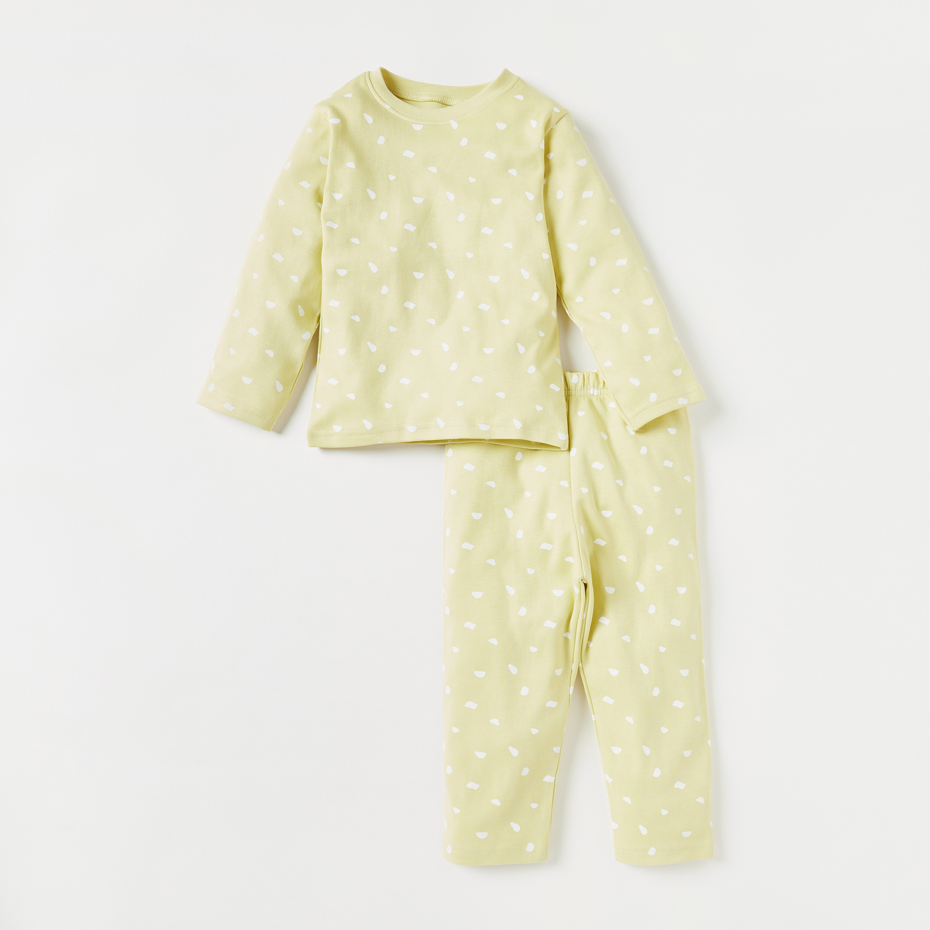 بنطلون بيجاما وتيشيرت بطبعات من جونيورز - طقم من 4 قطع-baby-boys-clothing-nightwear-pyjamasets-image-3