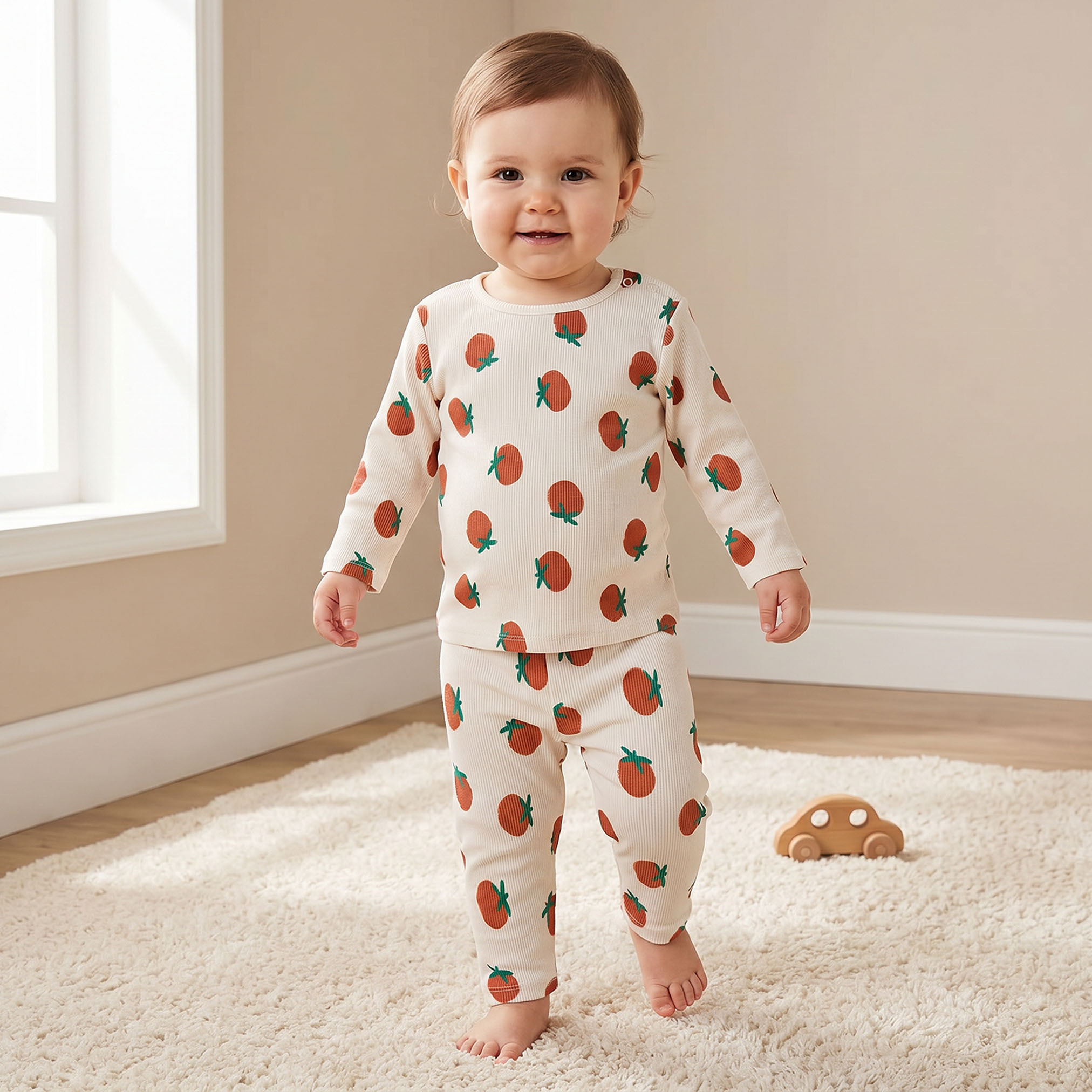 طقم بيجاما قطن بأكمام طويلة وياقة ضيقة وطبعات من جونيورز-promo_babyshop_Buy3for79_KSA130126-image-1