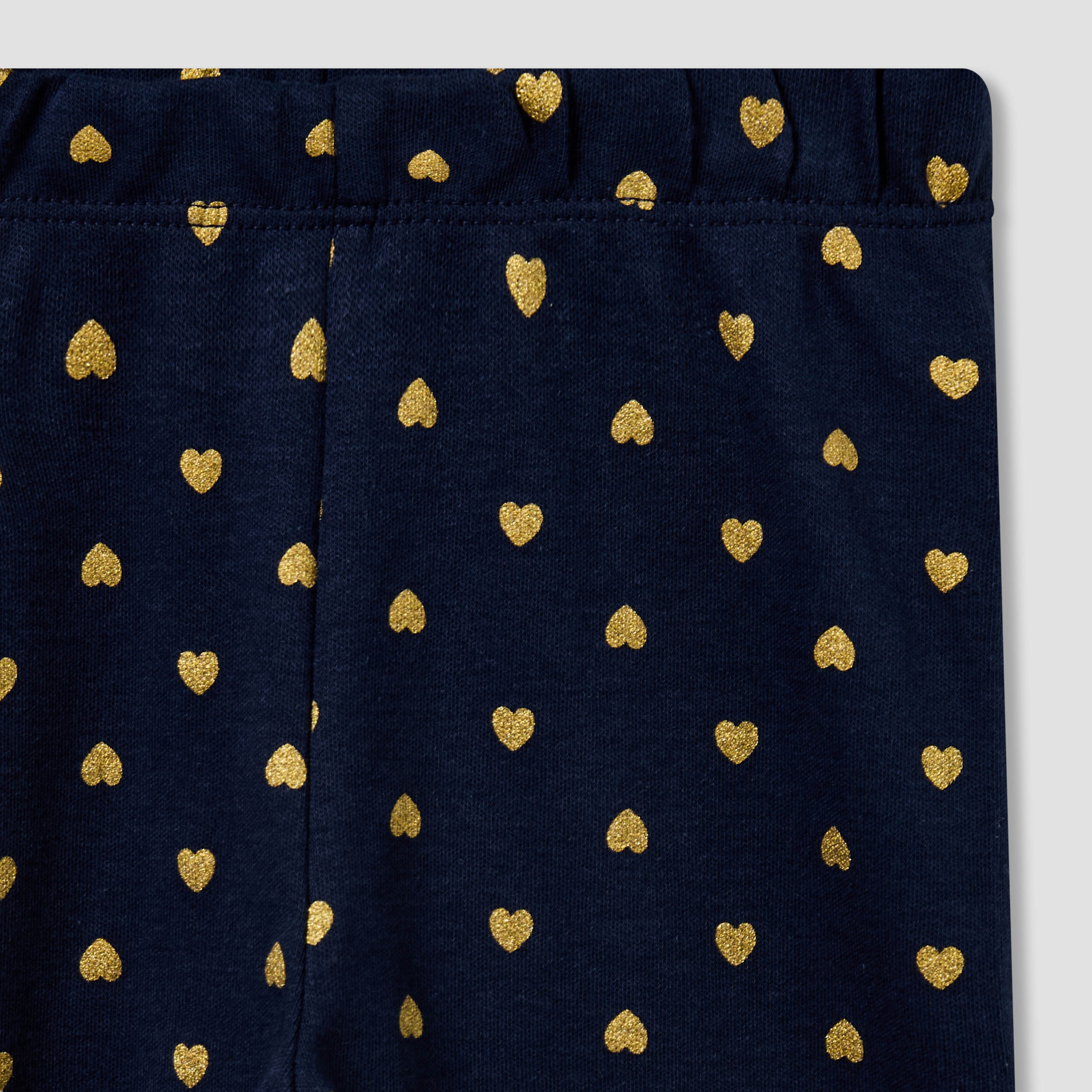 Juniors All-Over Heart Print T-shirt and Pyjama Set-baby-girls-clothing-nightwear-pyjamasets-image-6