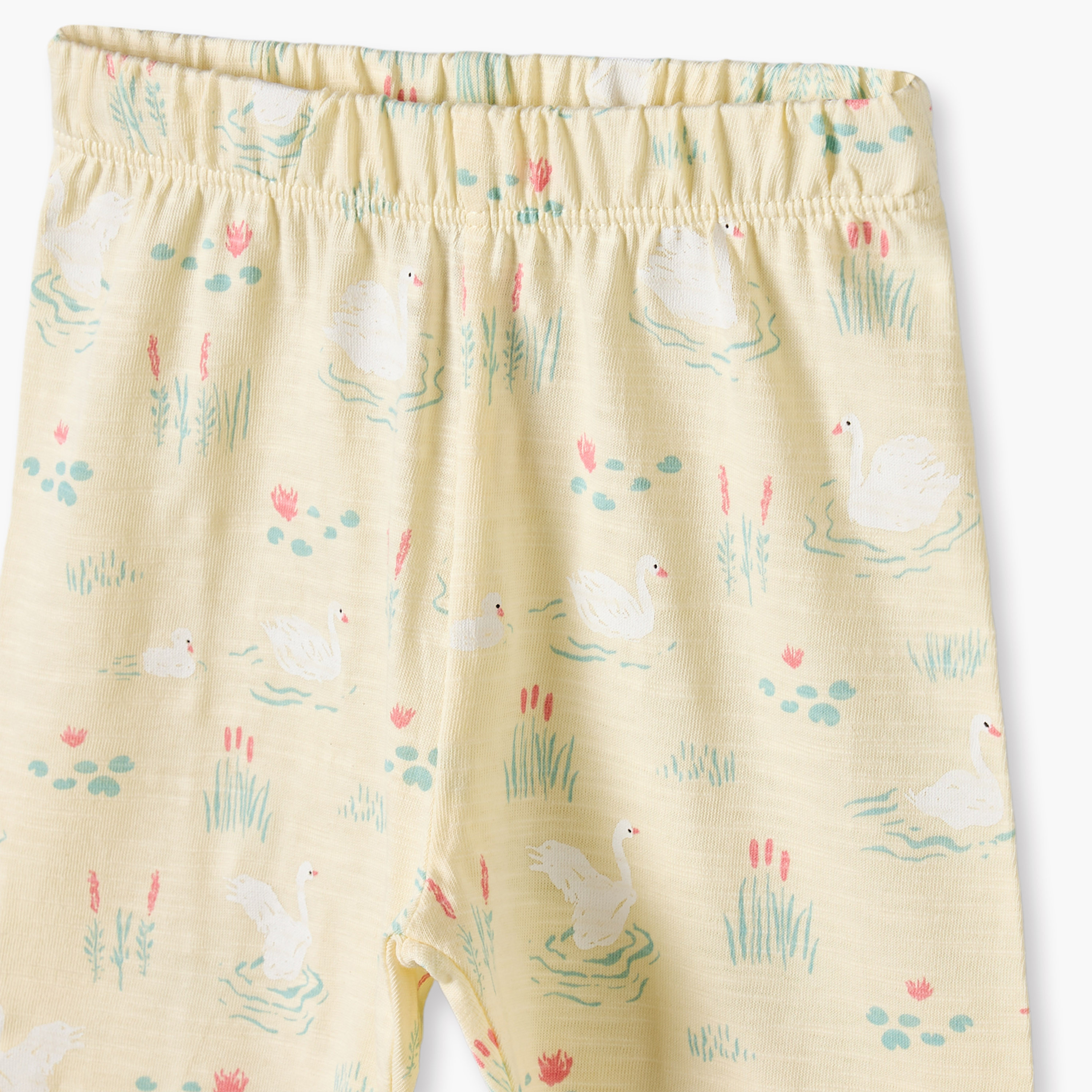 Juniors Cotton Collared Long Sleeves Pyjama Set with Swan Print-baby-girls-clothing-nightwear-pyjamasets-image-8