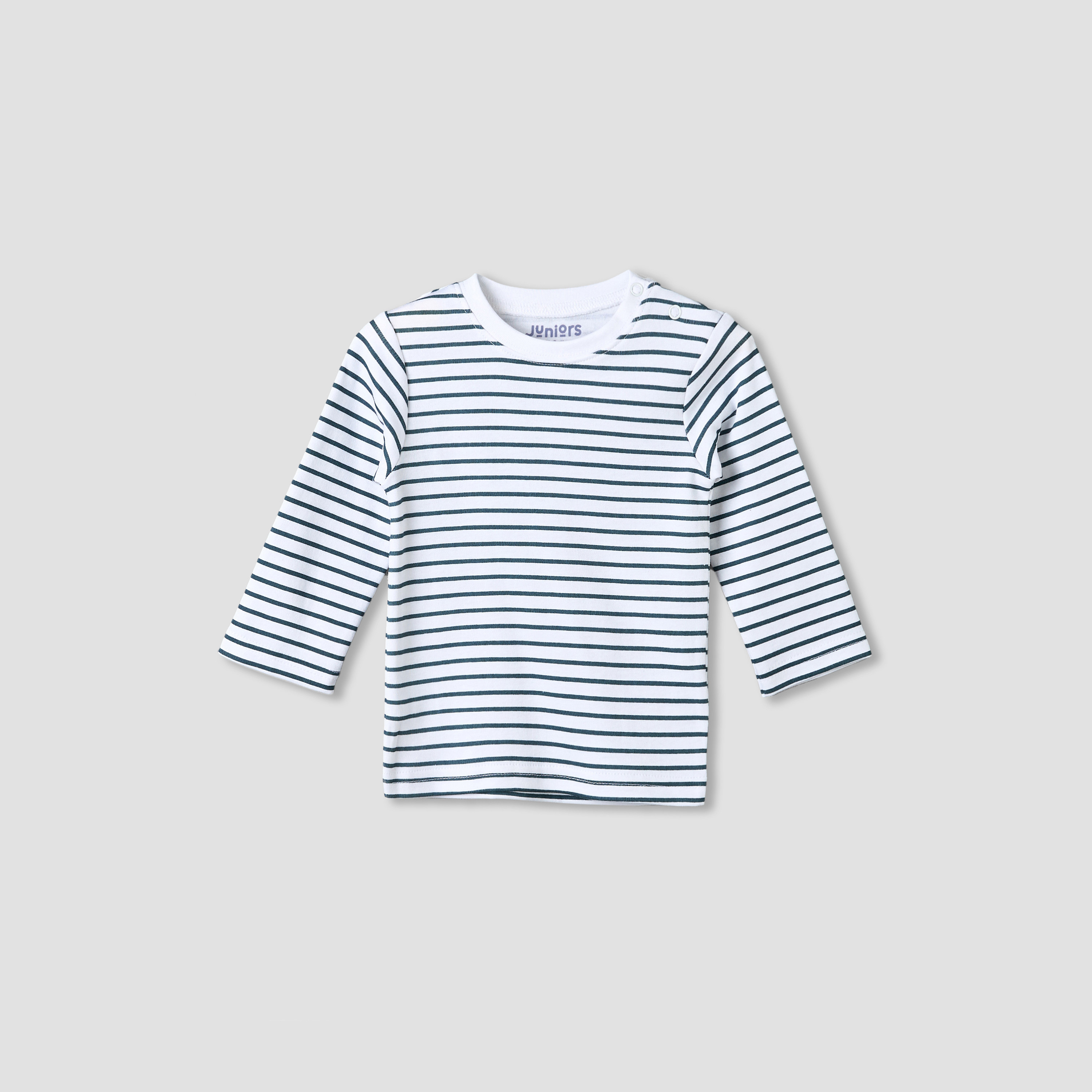 طقم بيجاما قطن بياقة ضيقة وأكمام طويلة وطبعات فضاء من جونيورز - 4 قطع-baby-boys-clothing-nightwear-pyjamasets-image-9