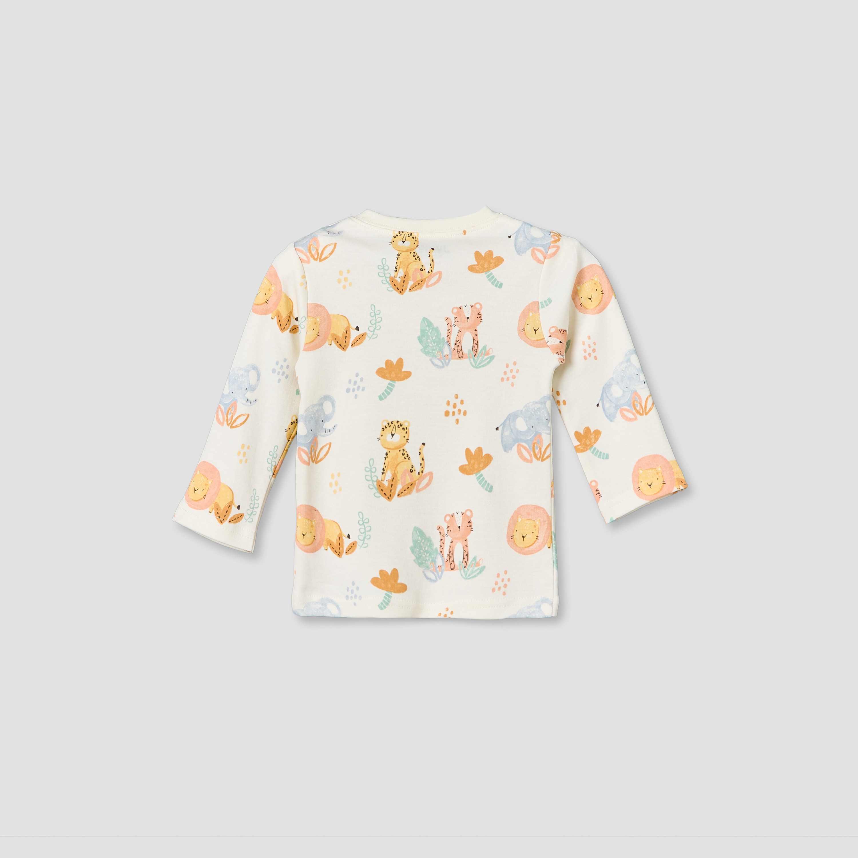 Set of 4 Juniors Cotton Crew Neck Long Sleeves Pyjama Set with Assorted Print-baby-boys-clothing-nightwear-pyjamasets-image-11