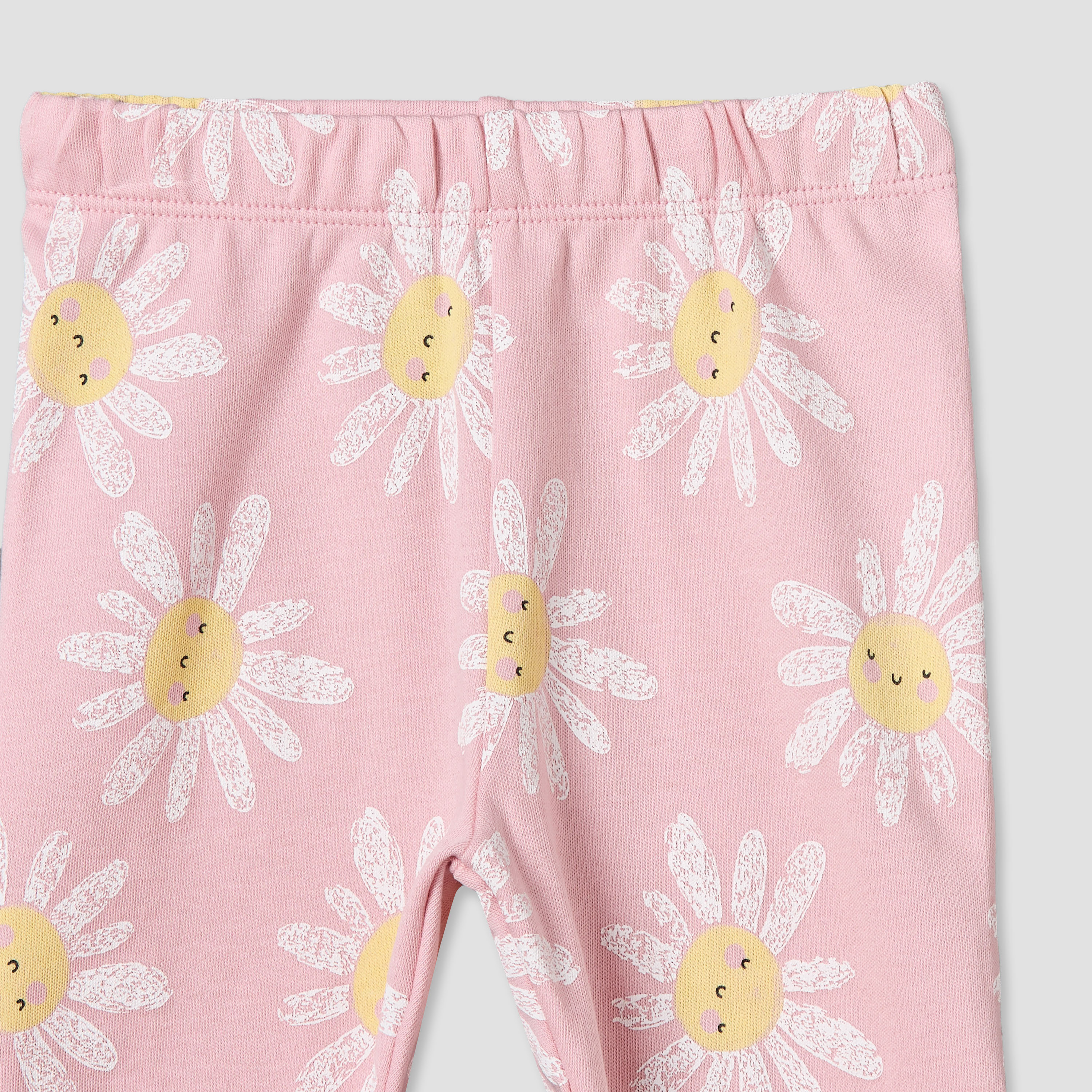 طقم بيجاما قطن بطبعة زهور وياقة مستديرة وأكمام طويلة من جونيورز - طقم من 4 قطع-baby-girls-clothing-nightwear-pyjamasets-image-13