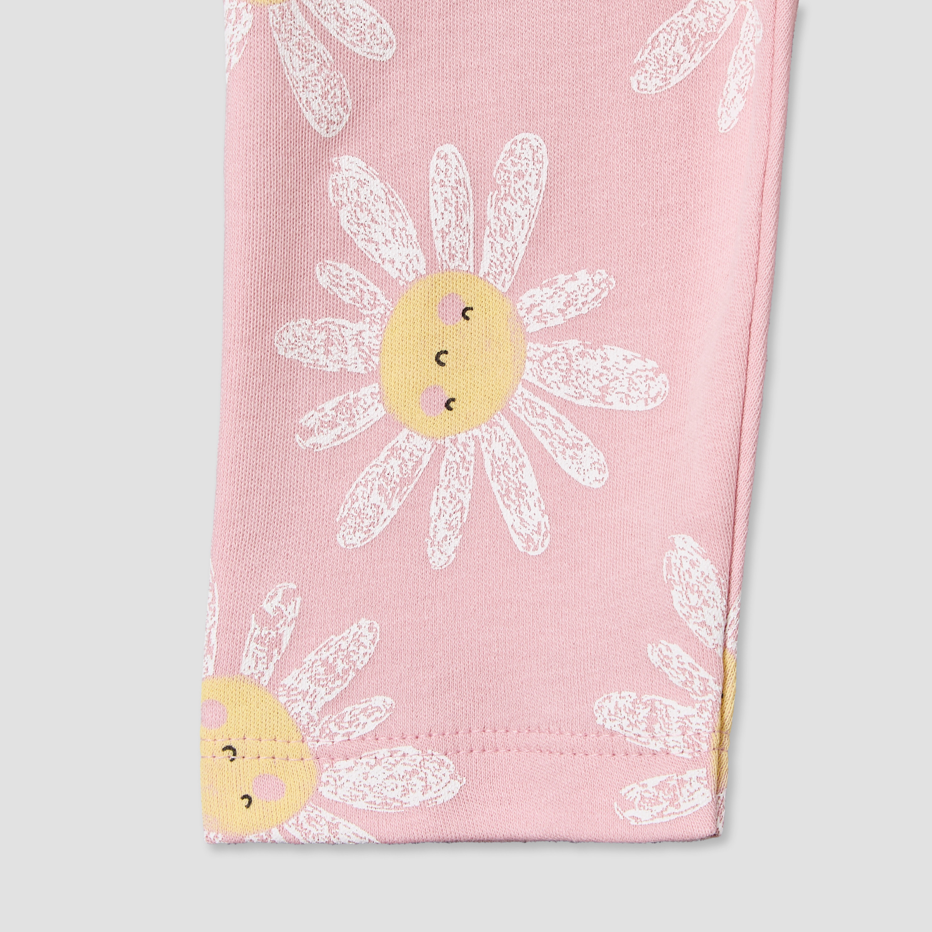 طقم بيجاما قطن بطبعة زهور وياقة مستديرة وأكمام طويلة من جونيورز - طقم من 4 قطع-baby-girls-clothing-nightwear-pyjamasets-image-14