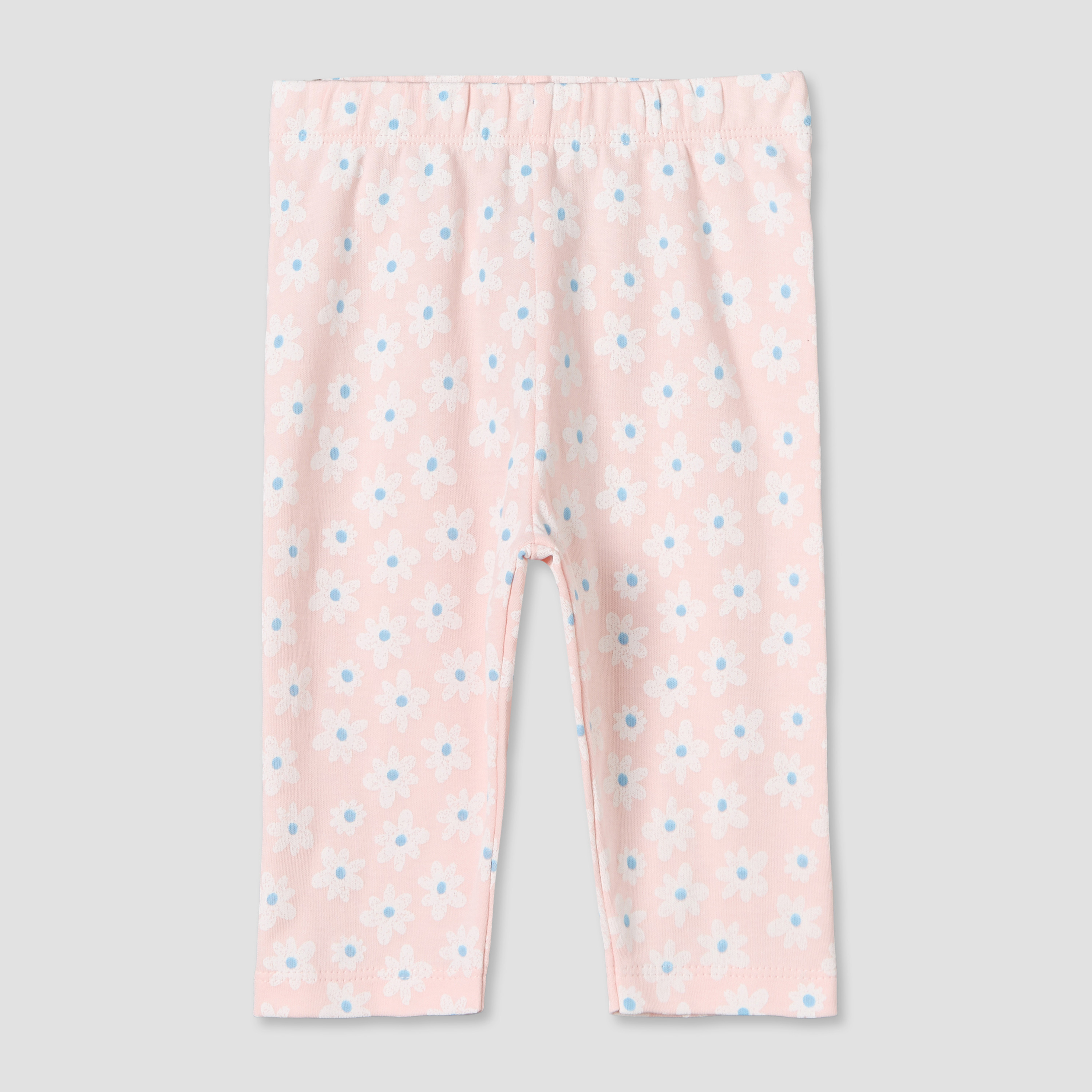 طقم بيجاما قطن بطبعة زهور وياقة مستديرة وأكمام طويلة من جونيورز - طقم من 4 قطع-baby-girls-clothing-nightwear-pyjamasets-image-8