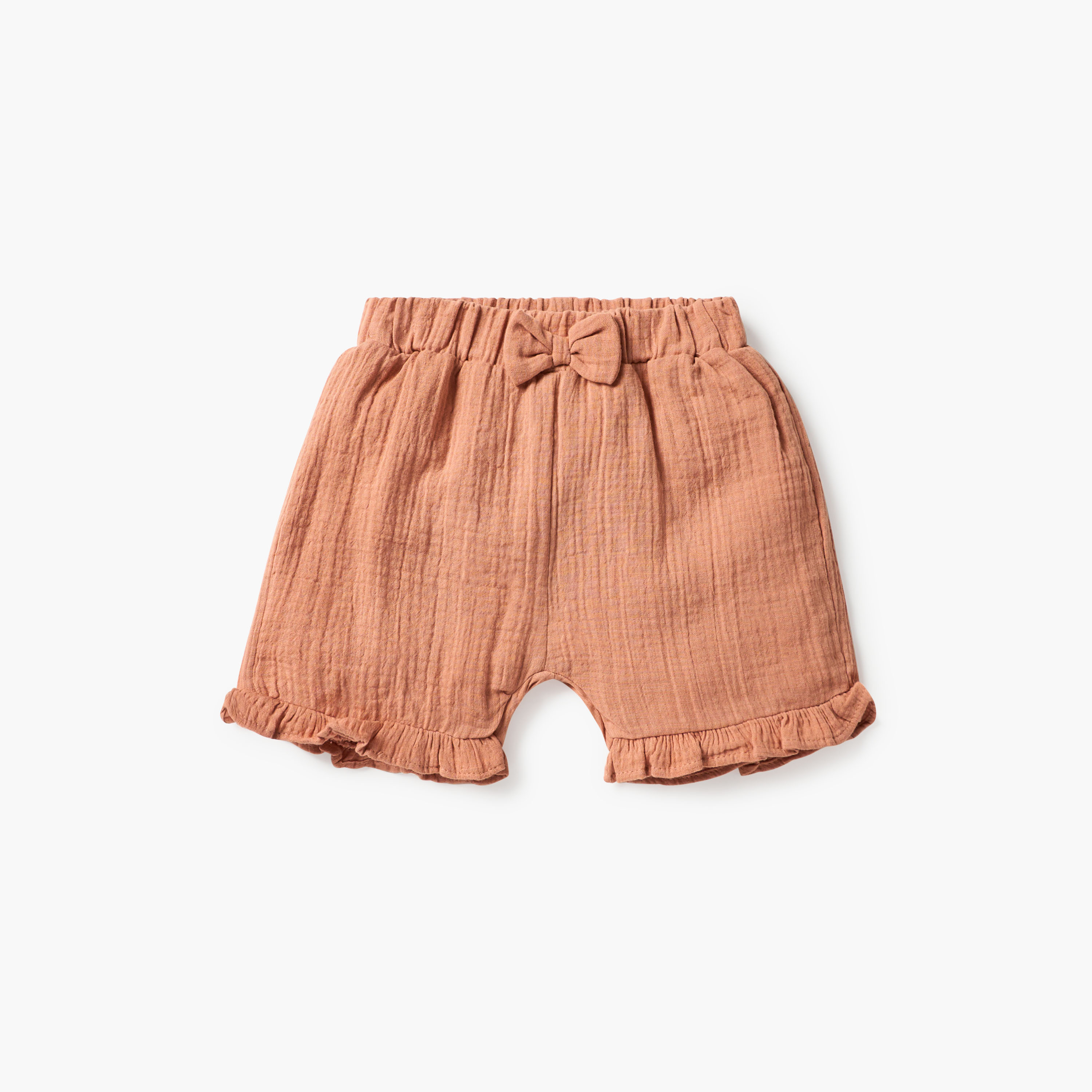 طقم شورت وبلوزة موسلين بارز الملمس من جونيورز-baby-girls-clothing-setsandcoords-image-3