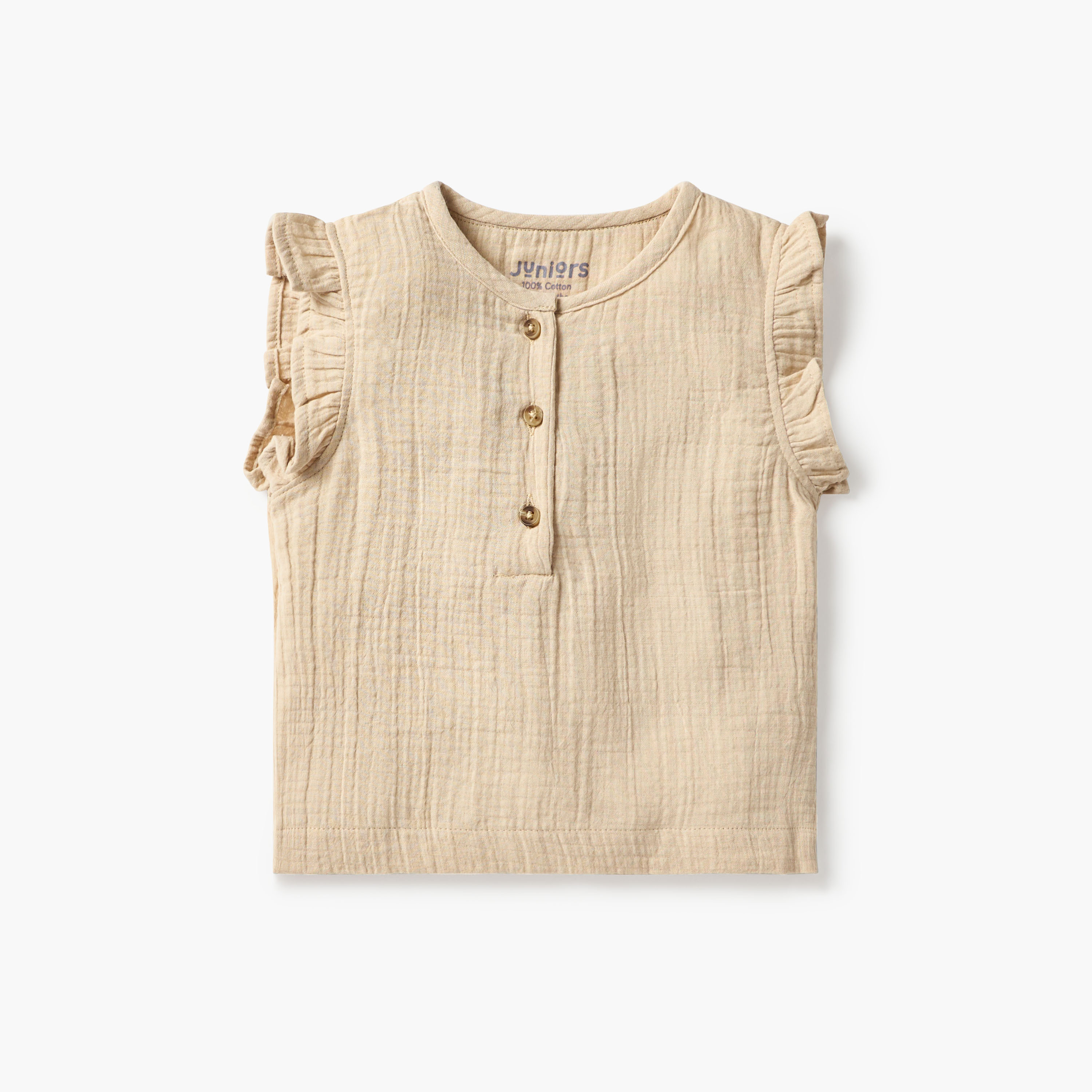طقم بنطلون بيجاما وبلوزة بارز الملمس من جونيورز-baby-girls-clothing-setsandcoords-image-2