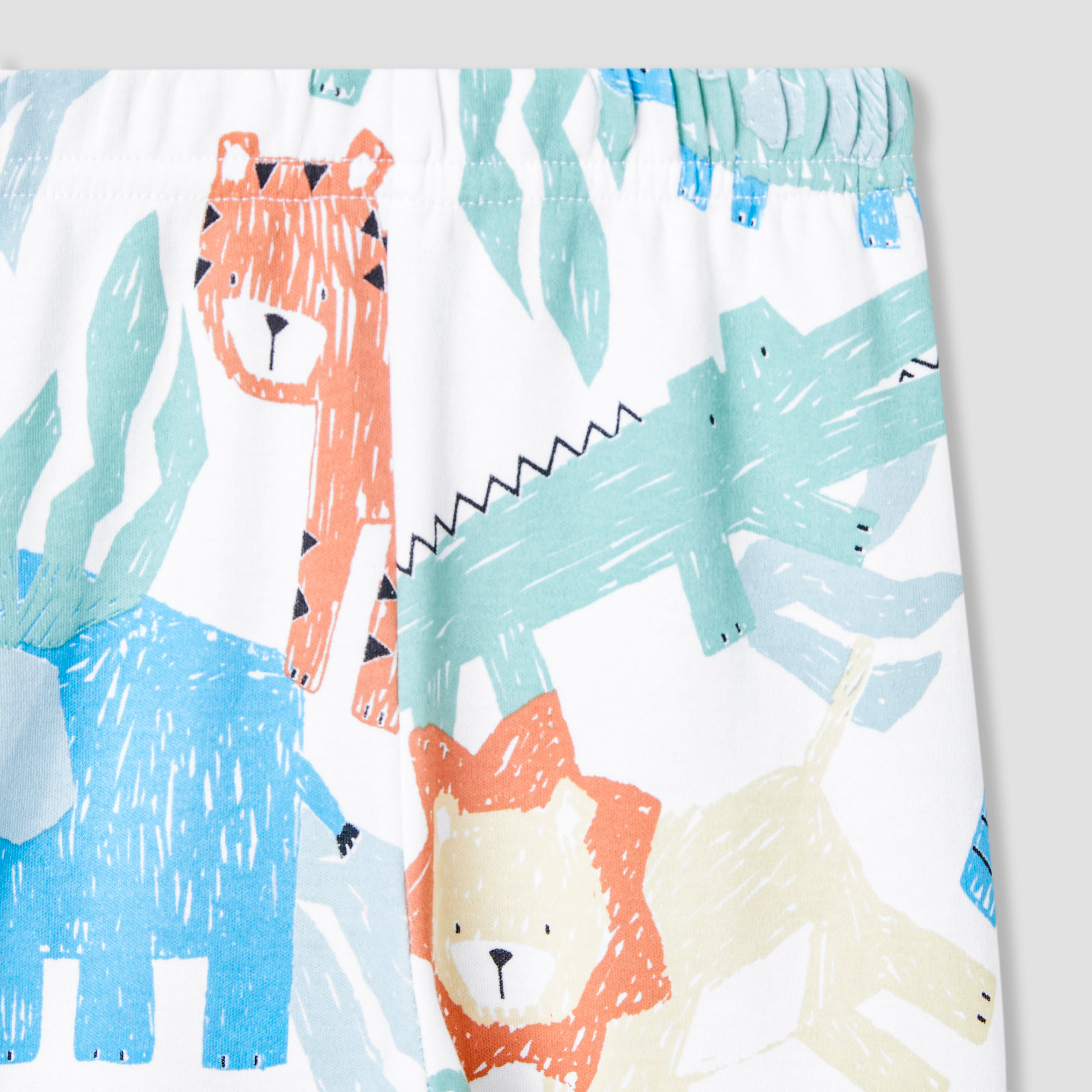 Juniors Animal Print T-shirt and Pyjama Set-baby-boys-clothing-nightwear-pyjamasets-image-6