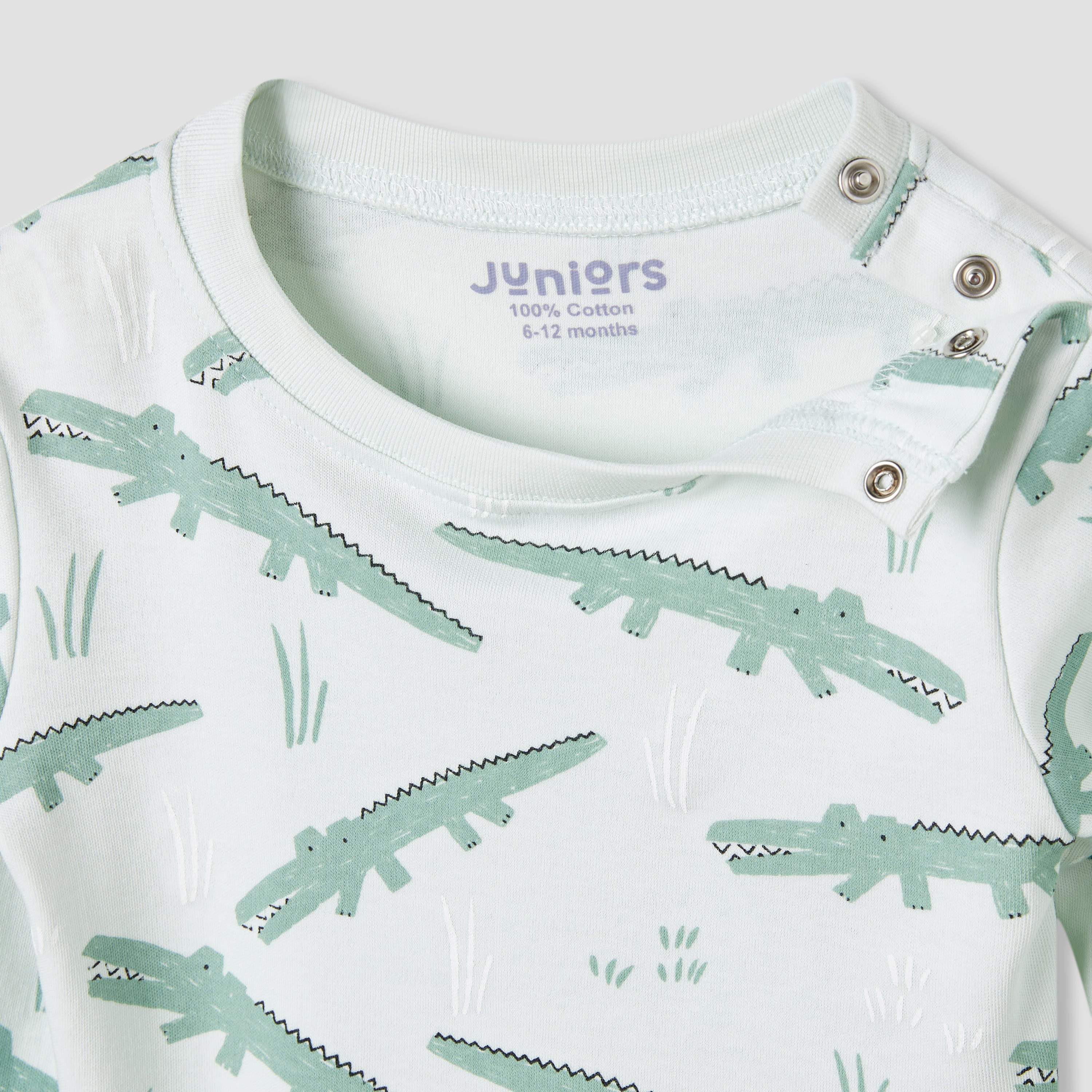 طقم بنطلون بيجاما وتيشيرت بطبعات زرافة من جونيورز-baby-girls-clothing-nightwear-pyjamasets-image-5