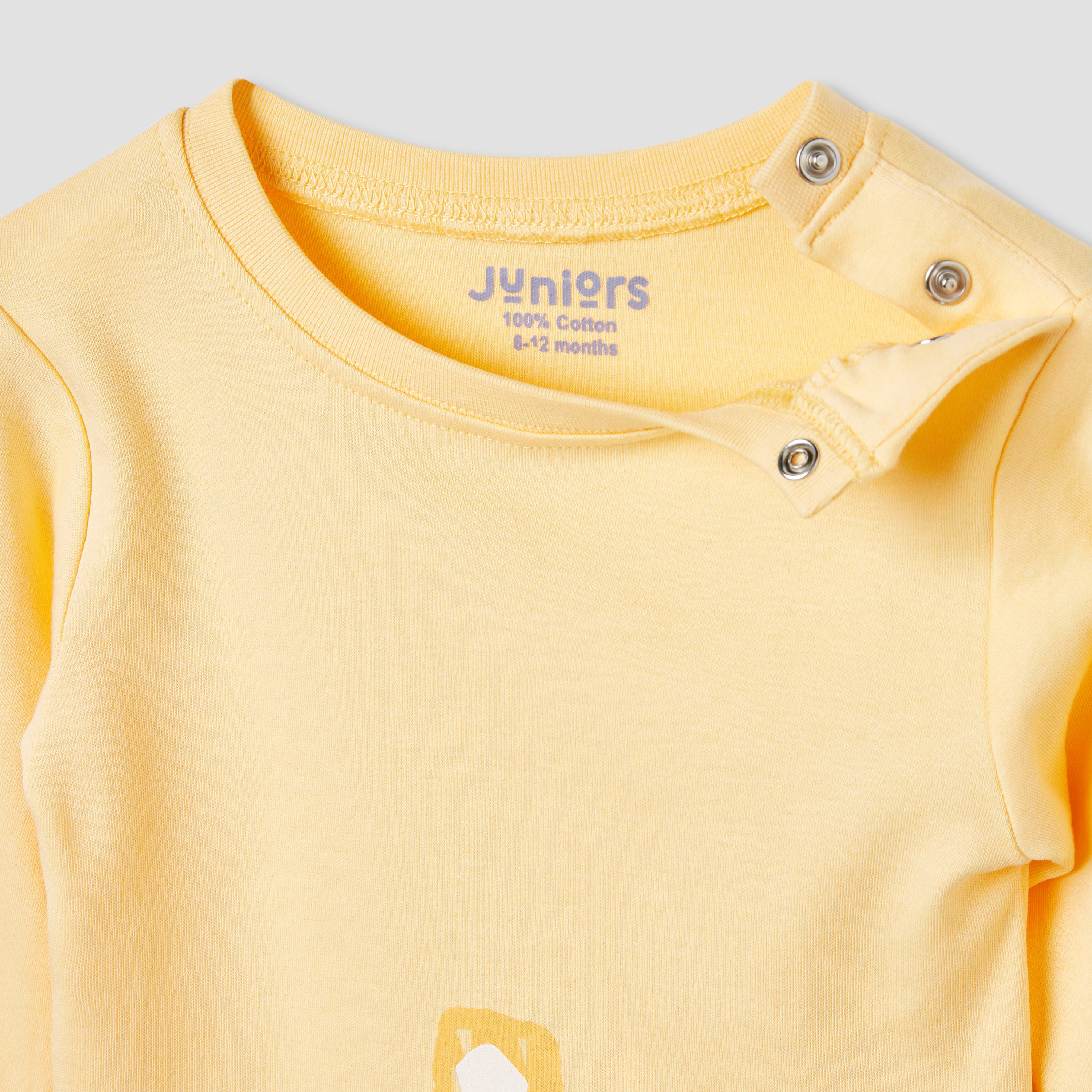 Juniors Tiger Print T-shirt and Pyjama Set-baby-boys-clothing-nightwear-pyjamasets-image-4