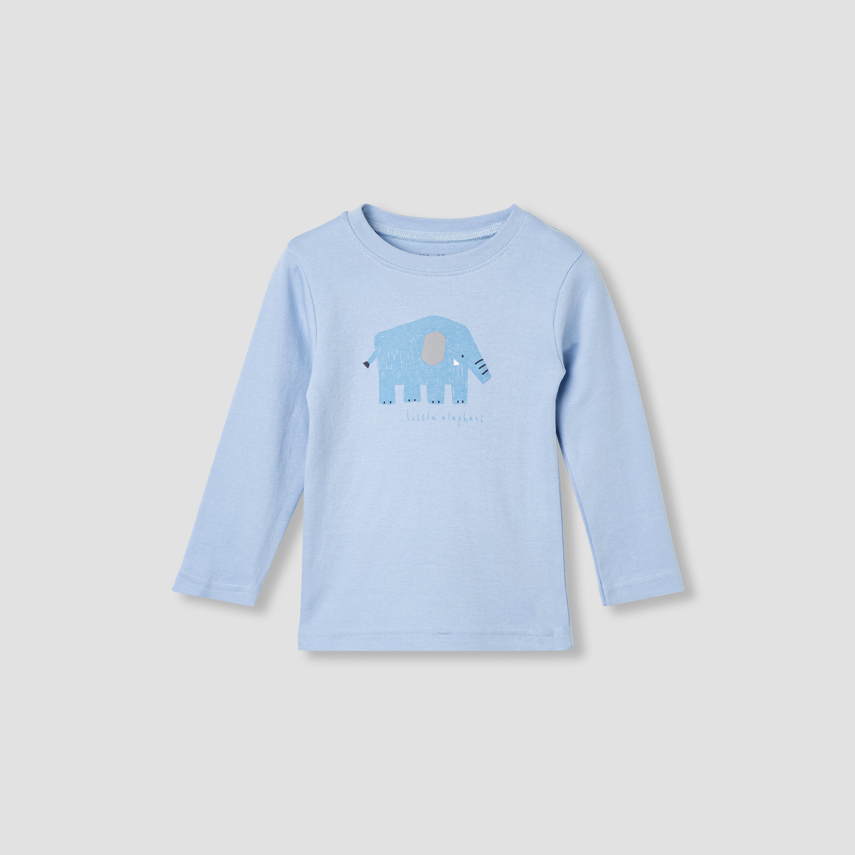 طقم بيجاما قطن بأكمام طويلة وياقة ضيقة وطبعات زهور للبنات من جونيورز-baby-girls-clothing-nightwear-pyjamasets-image-6