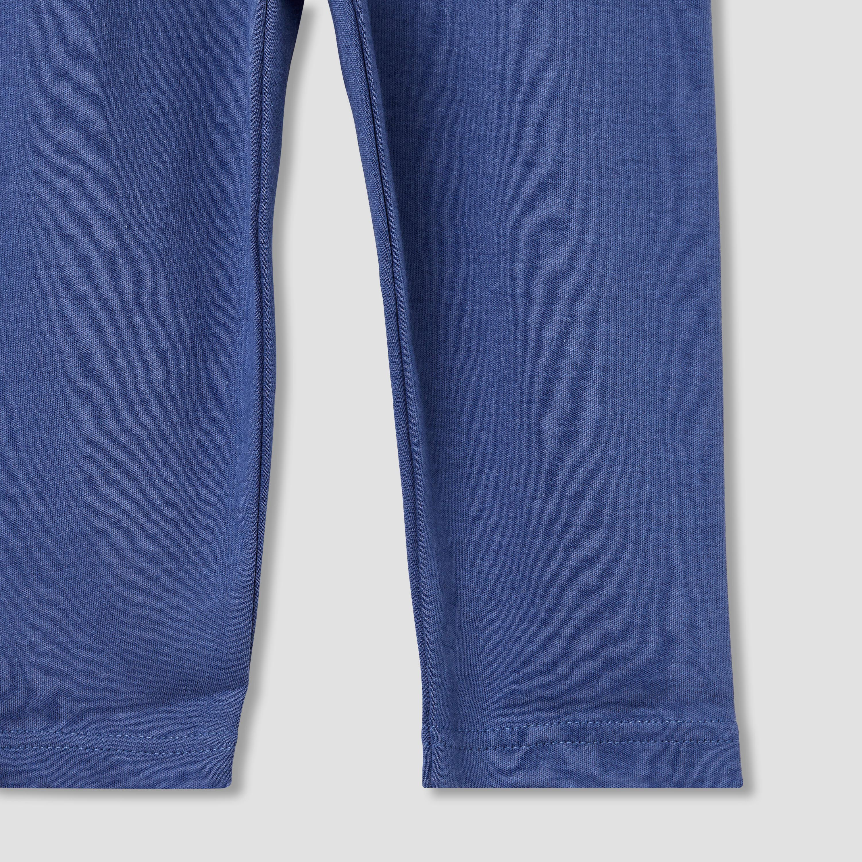 طقم بيجاما قطن بأكمام طويلة وياقة ضيقة وطبعات زهور للبنات من جونيورز-baby-girls-clothing-nightwear-pyjamasets-image-1