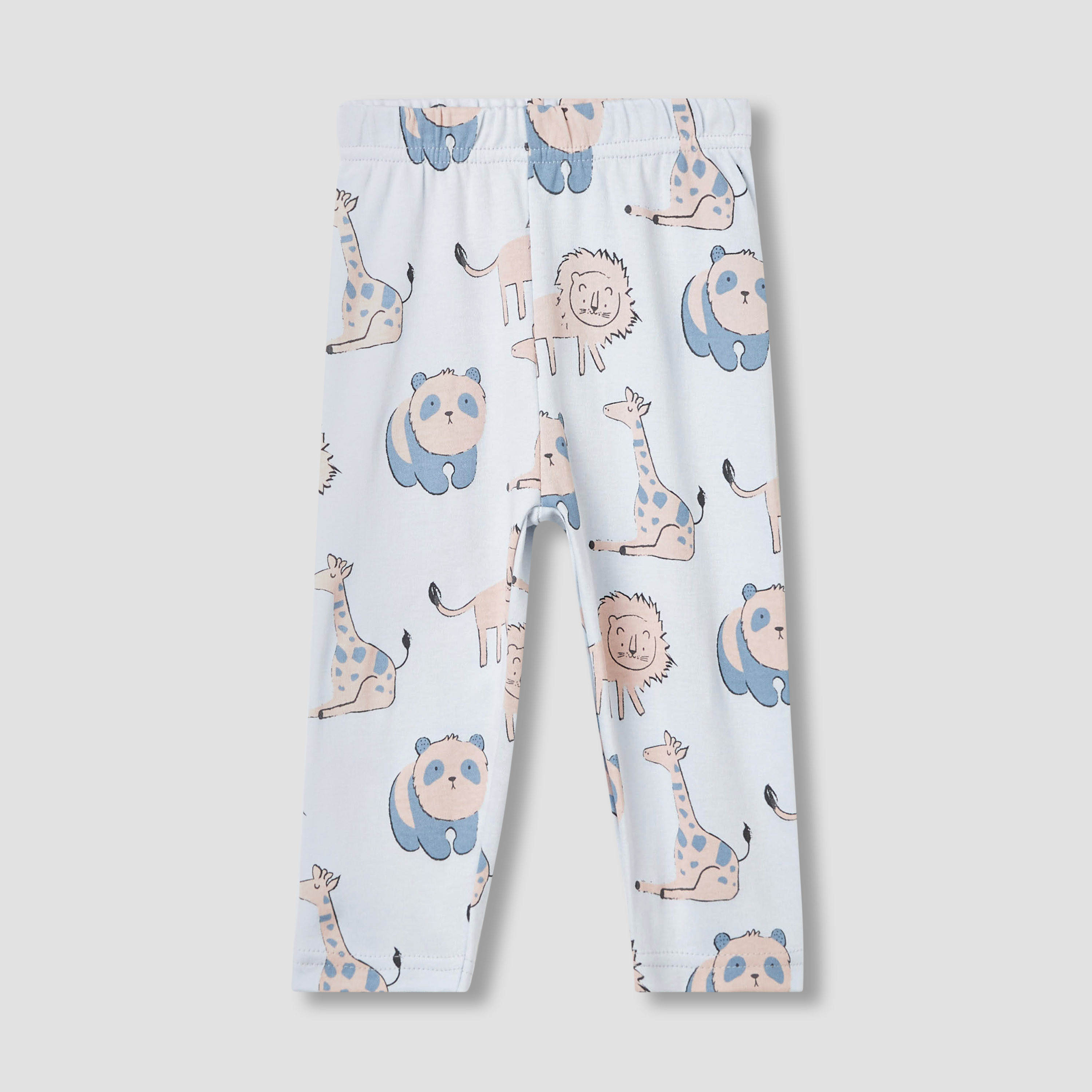 Juniors Animal Print T-shirt and Pyjama Set-baby-girls-clothing-nightwear-pyjamasets-image-4
