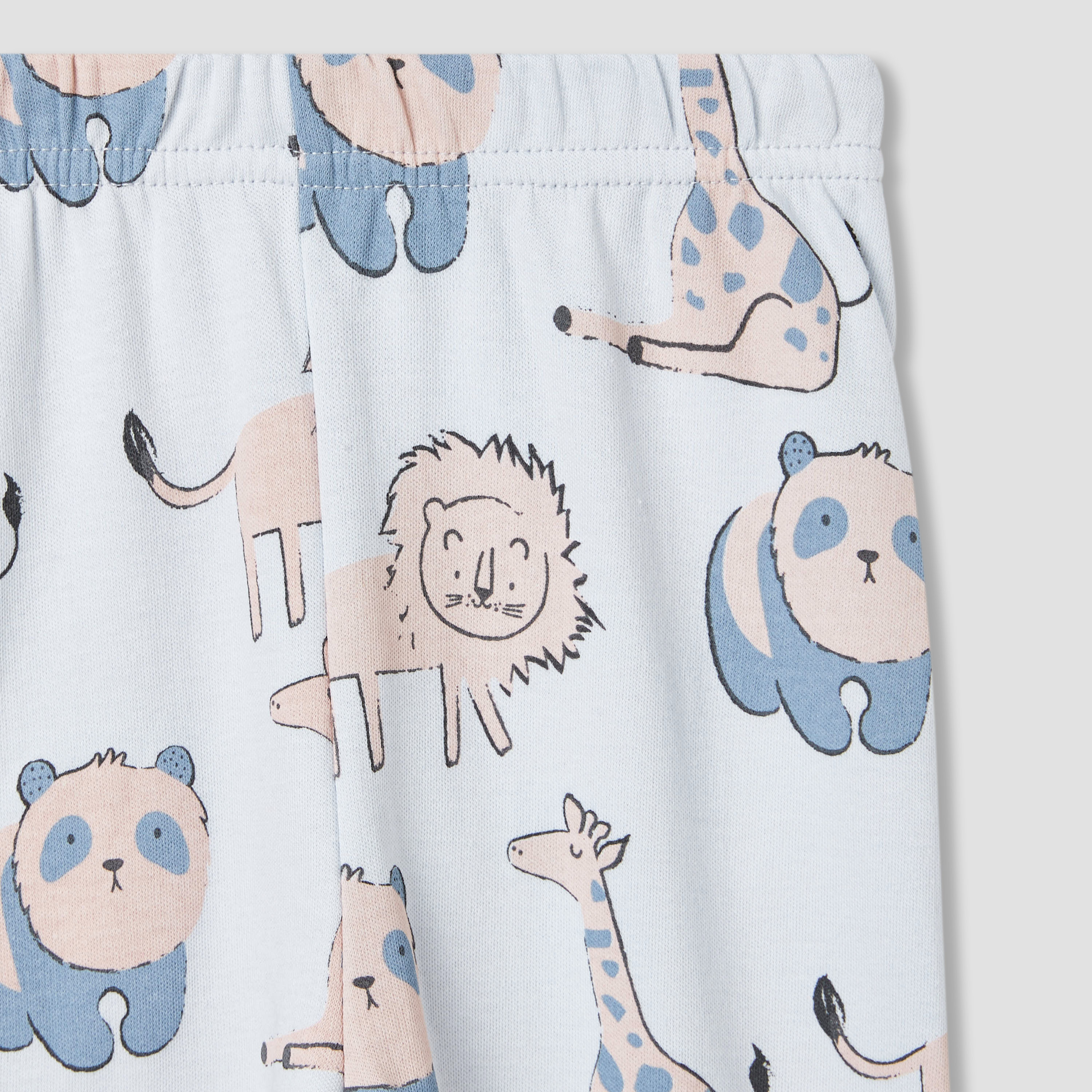 Juniors Animal Print T-shirt and Pyjama Set-baby-girls-clothing-nightwear-pyjamasets-image-7