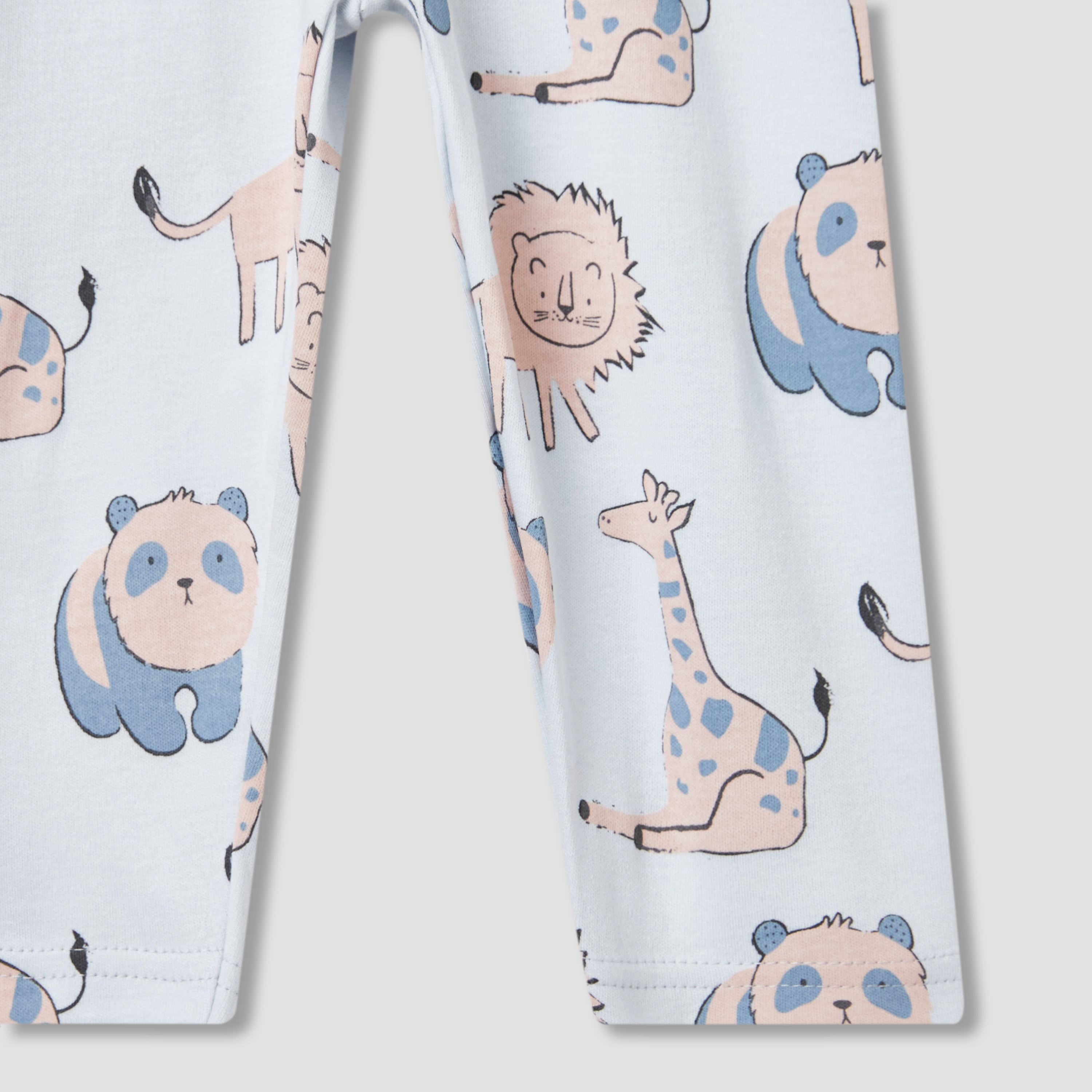 Juniors Animal Print T-shirt and Pyjama Set-baby-girls-clothing-nightwear-pyjamasets-image-8