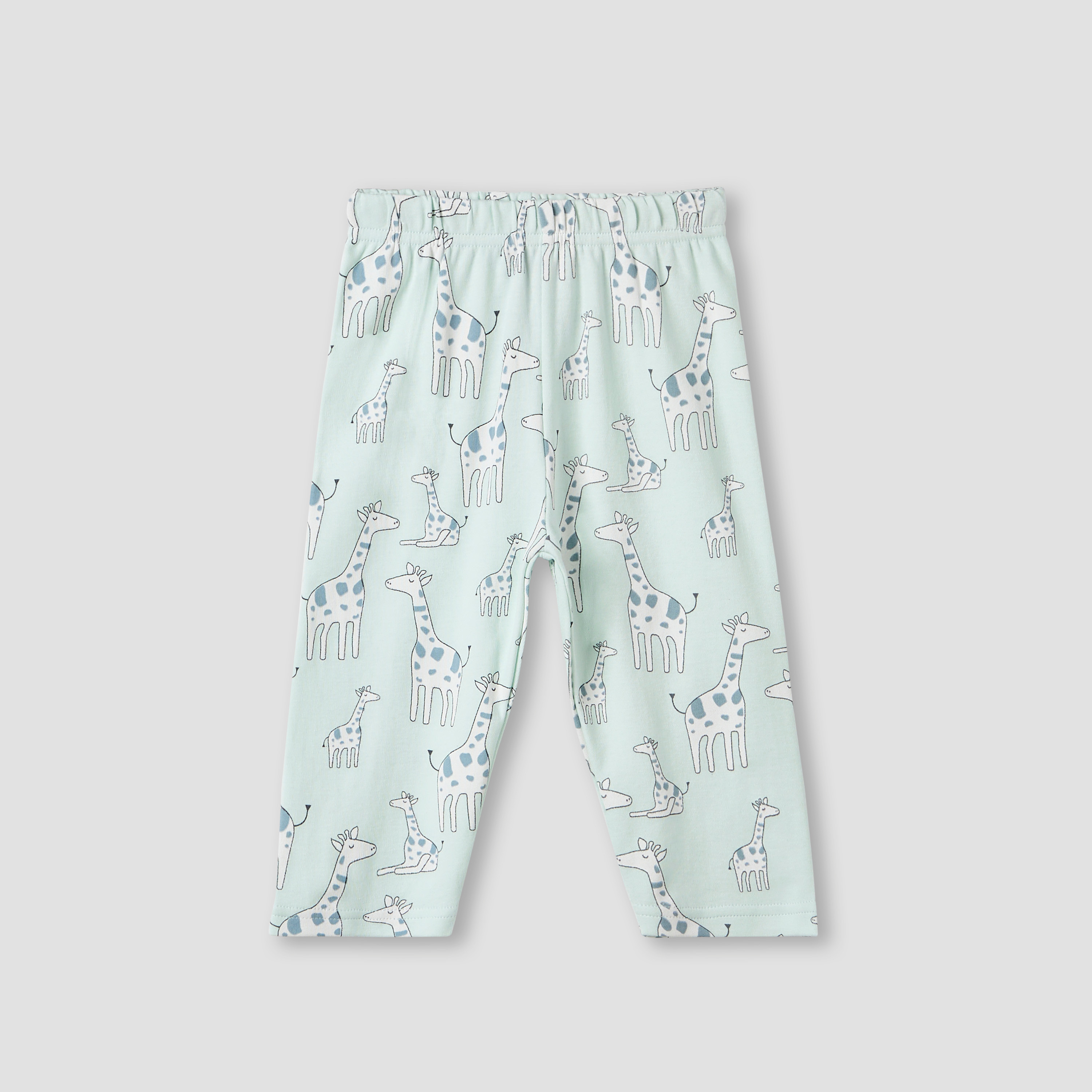 Juniors Giraffe Print T-shirt and Pyjama Set-baby-girls-clothing-nightwear-pyjamasets-image-3